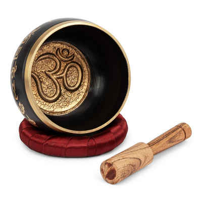 NKlaus Tamburin Ø 11,5cm Tibetische Klangschalen Set Lotus Klangst