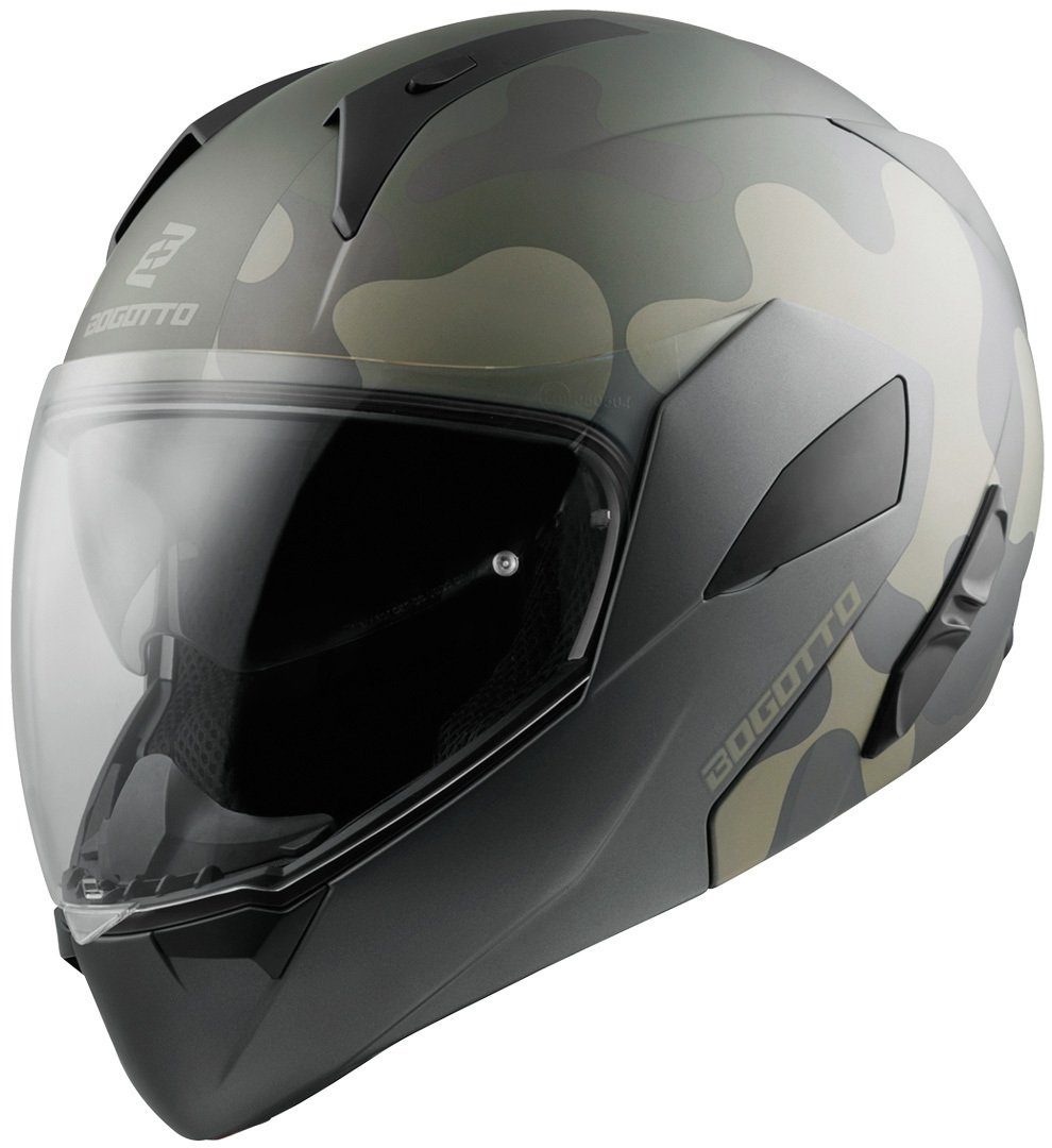 Bogotto Motorradhelm V280 Camo Klapphelm