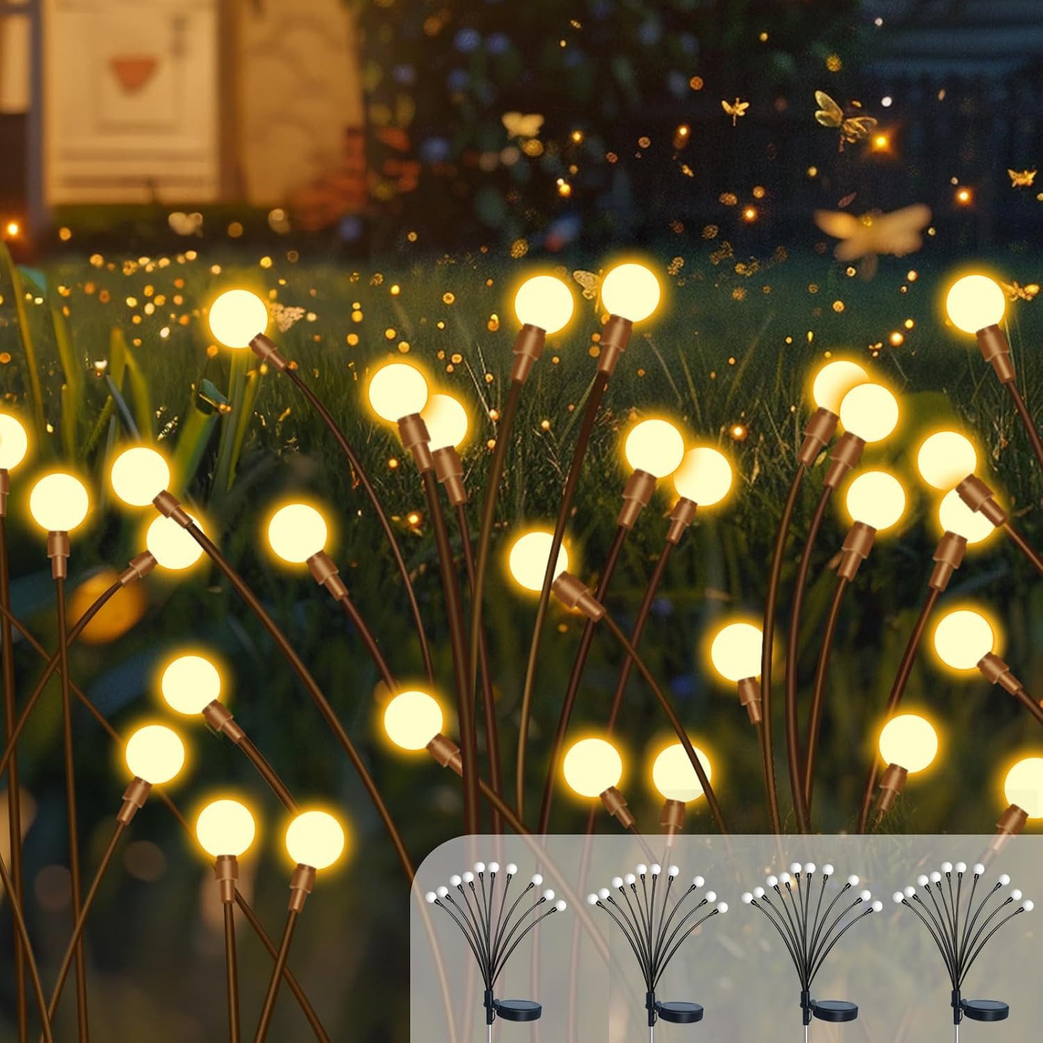 BlingBin LED Solarleuchte 2 Stück 10 günstig online kaufen