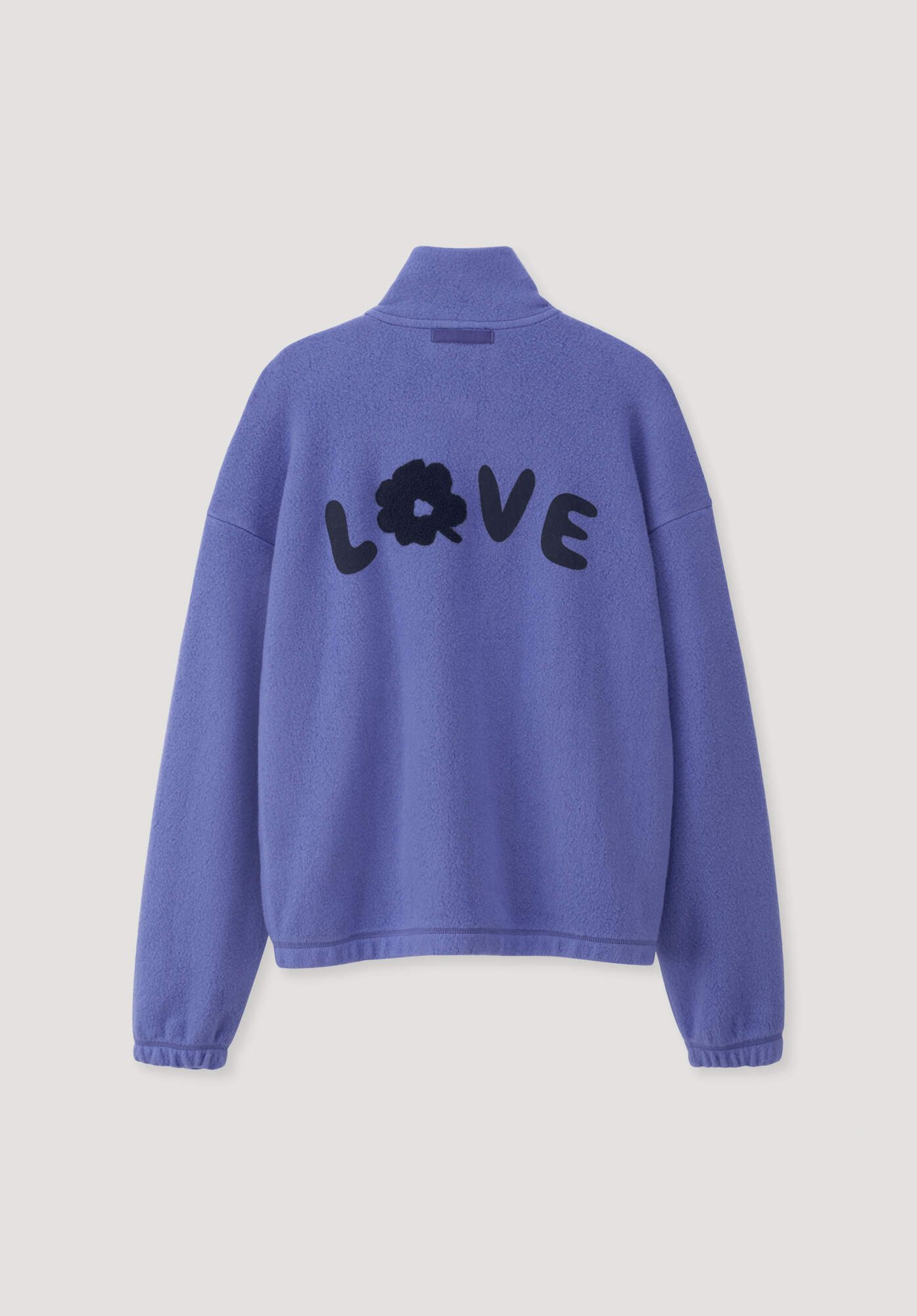 Hessnatur Fleecejacke aus reiner Bio-Baumwolle (1-St)