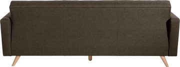 Max Winzer® 3-Sitzer Julius, Schlafsofa, inklusive Bettfunktion & Bettkasten, Breite 224 cm