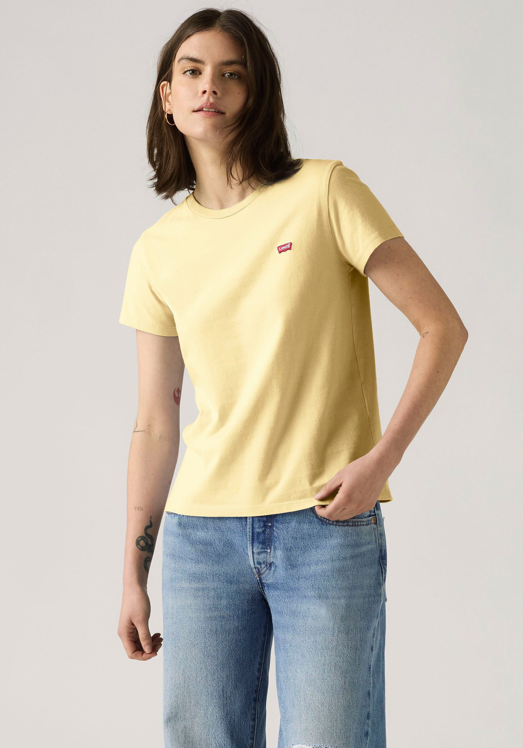 Levi's® T-Shirt TEE Minilogo mit kleiner Logostickerei
