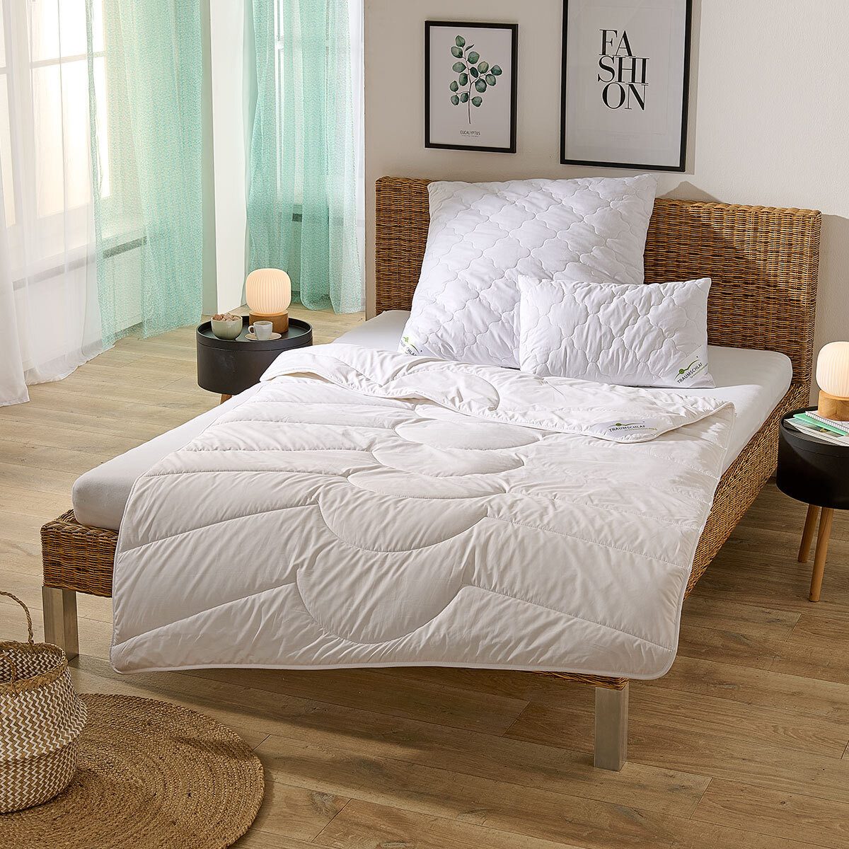 TRAUMSCHLAF Naturhaarbettdecke Schurwolle Nature, Füllung: 100% Schurwolle, günstig online kaufen