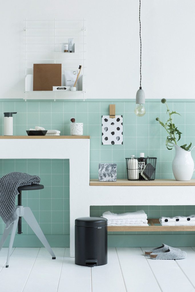 Brabantia Mülleimer NewIcon Treteimer 5l Mattschwarz