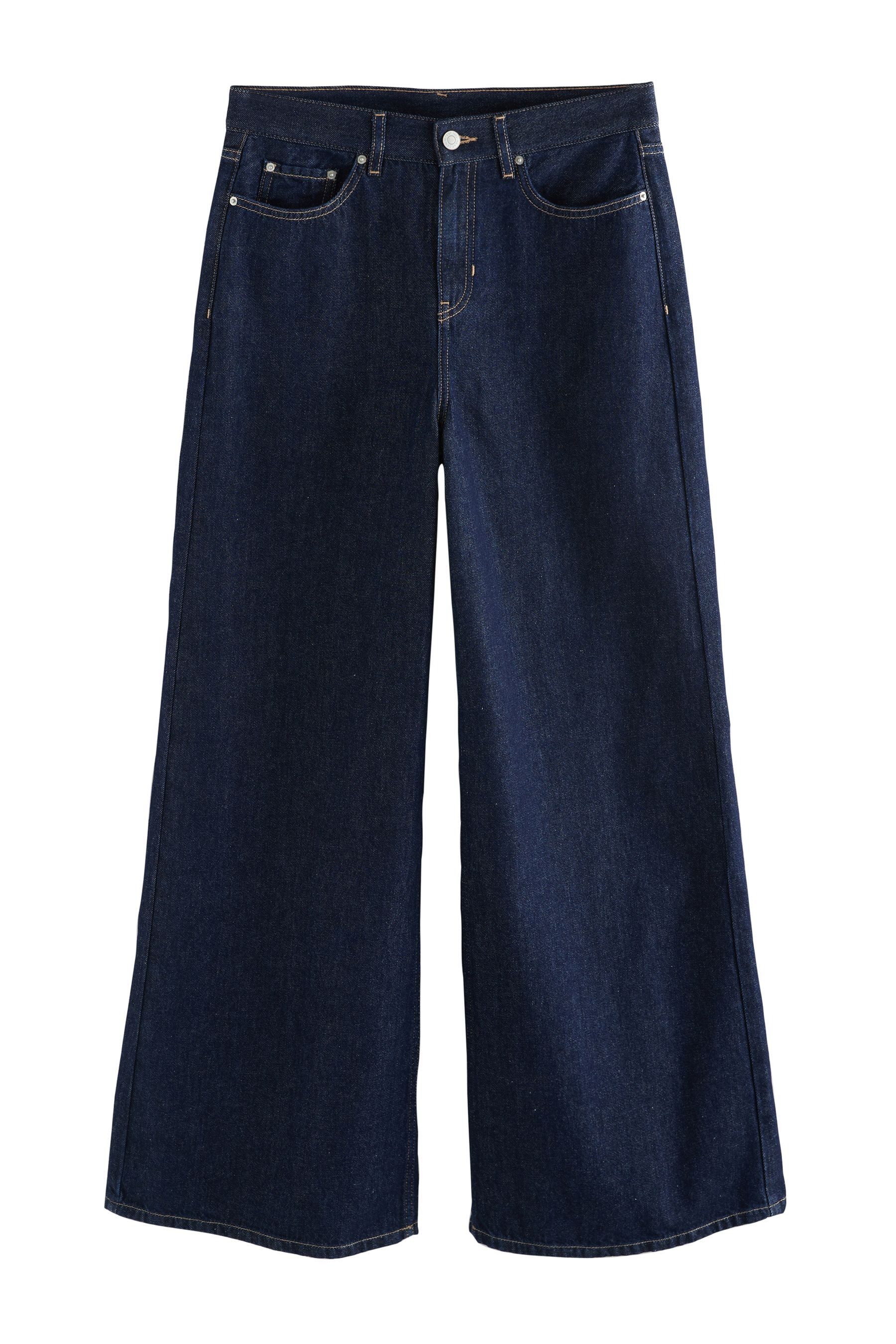 Next Weite Jeans Palazzo-Hochbundjeans mit weitem günstig online kaufen