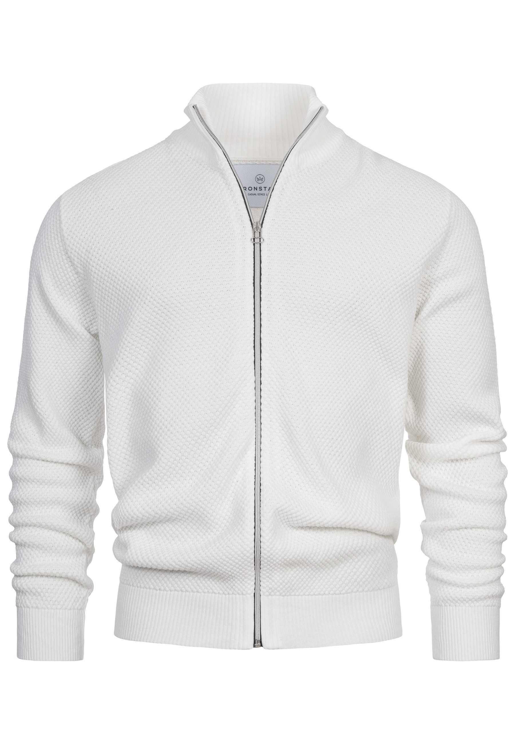 Kronstadt Sweatjacke KSErik Zip Feinstrickjacke mit günstig online kaufen
