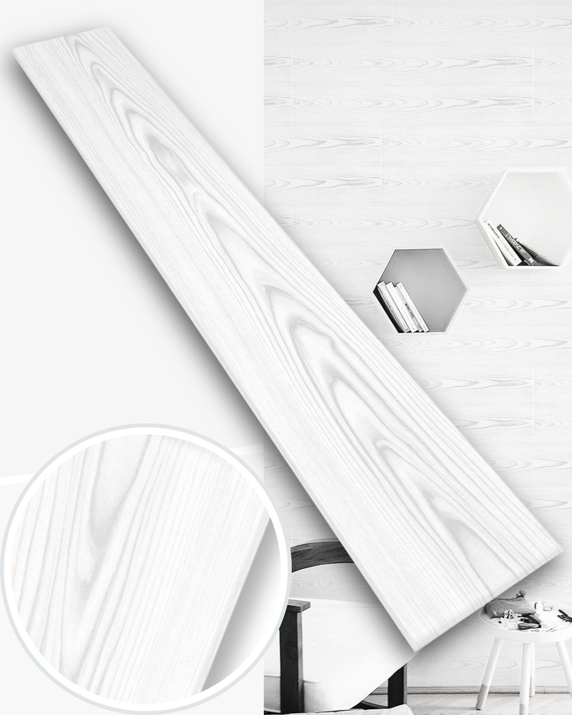 IKHEMalarka 3D Wandpaneel aus Polystyrol Styropor XPS 20qm / 120 Stück, BxL günstig online kaufen