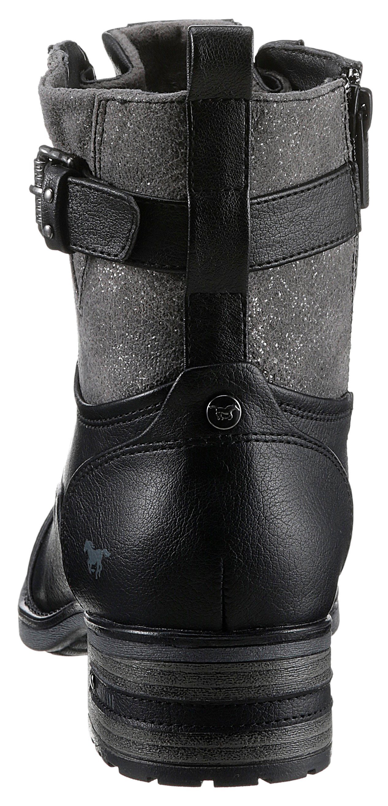 Mustang Shoes Schnürstiefelette mit Innen-Reißverschluss günstig online kaufen