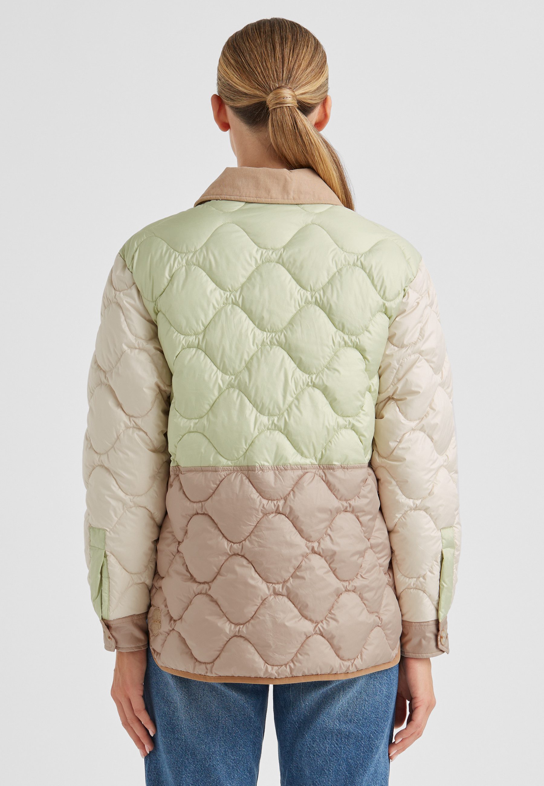 Milestone Steppjacke MSChloe Damen Übergangsjacke Jacke gesteppt lockere Passform