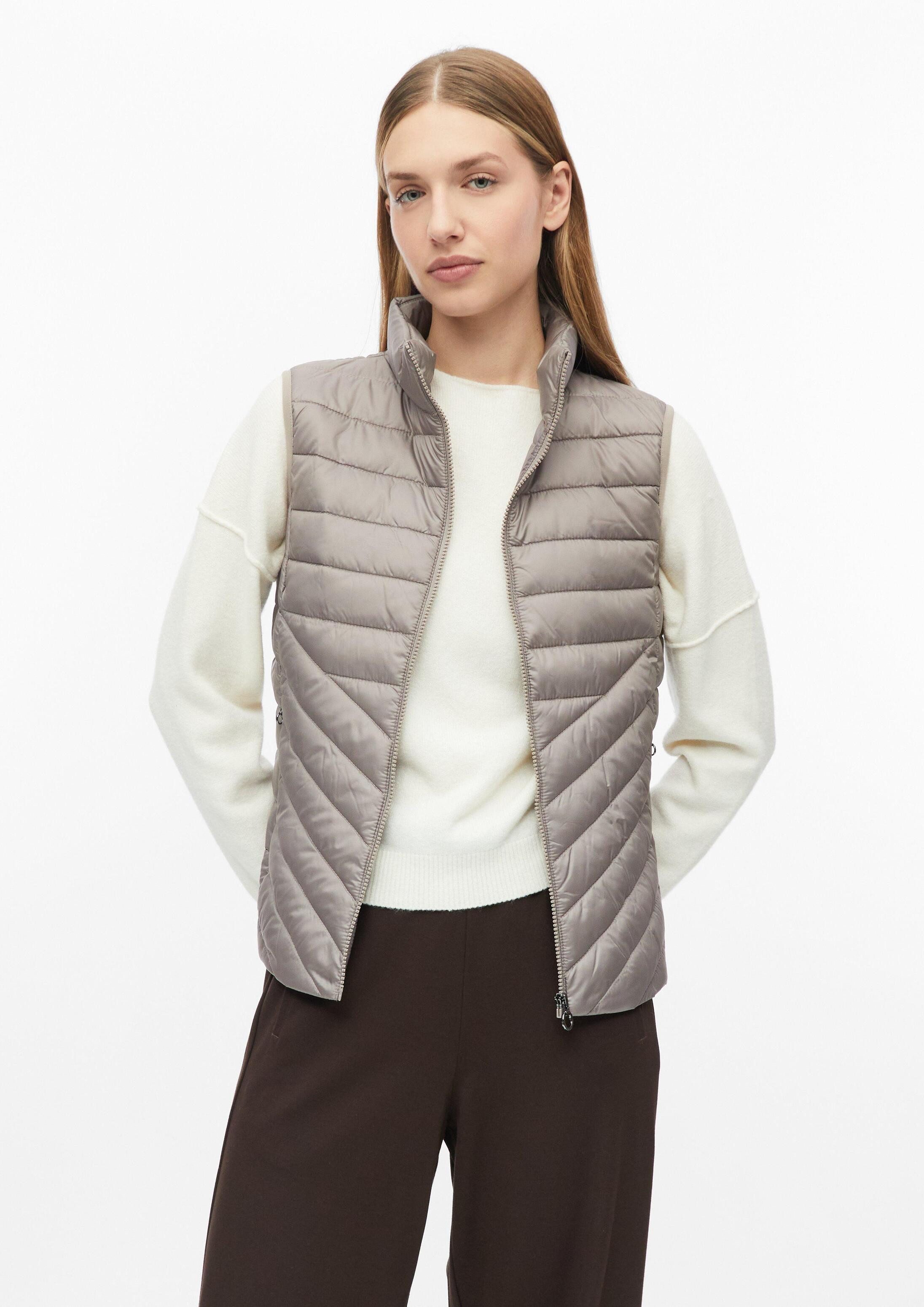 s.Oliver Outdoorjacke Outdoor-Weste Leichte Steppweste mit Packfunktion