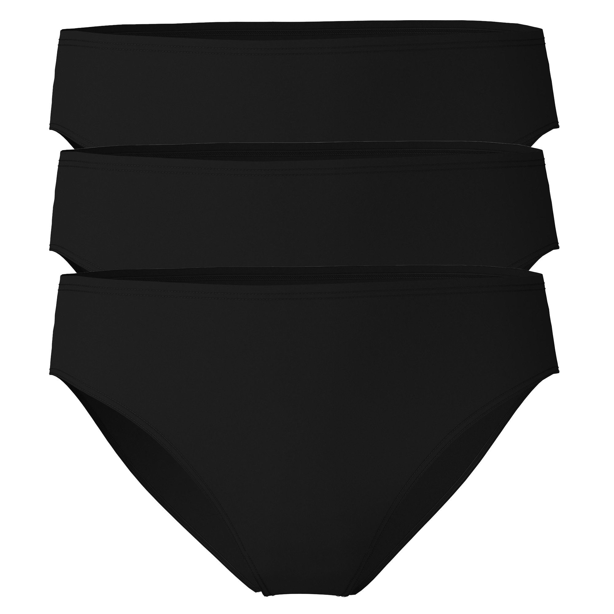 Slip Damen Slip 3er Pack Baumwolle