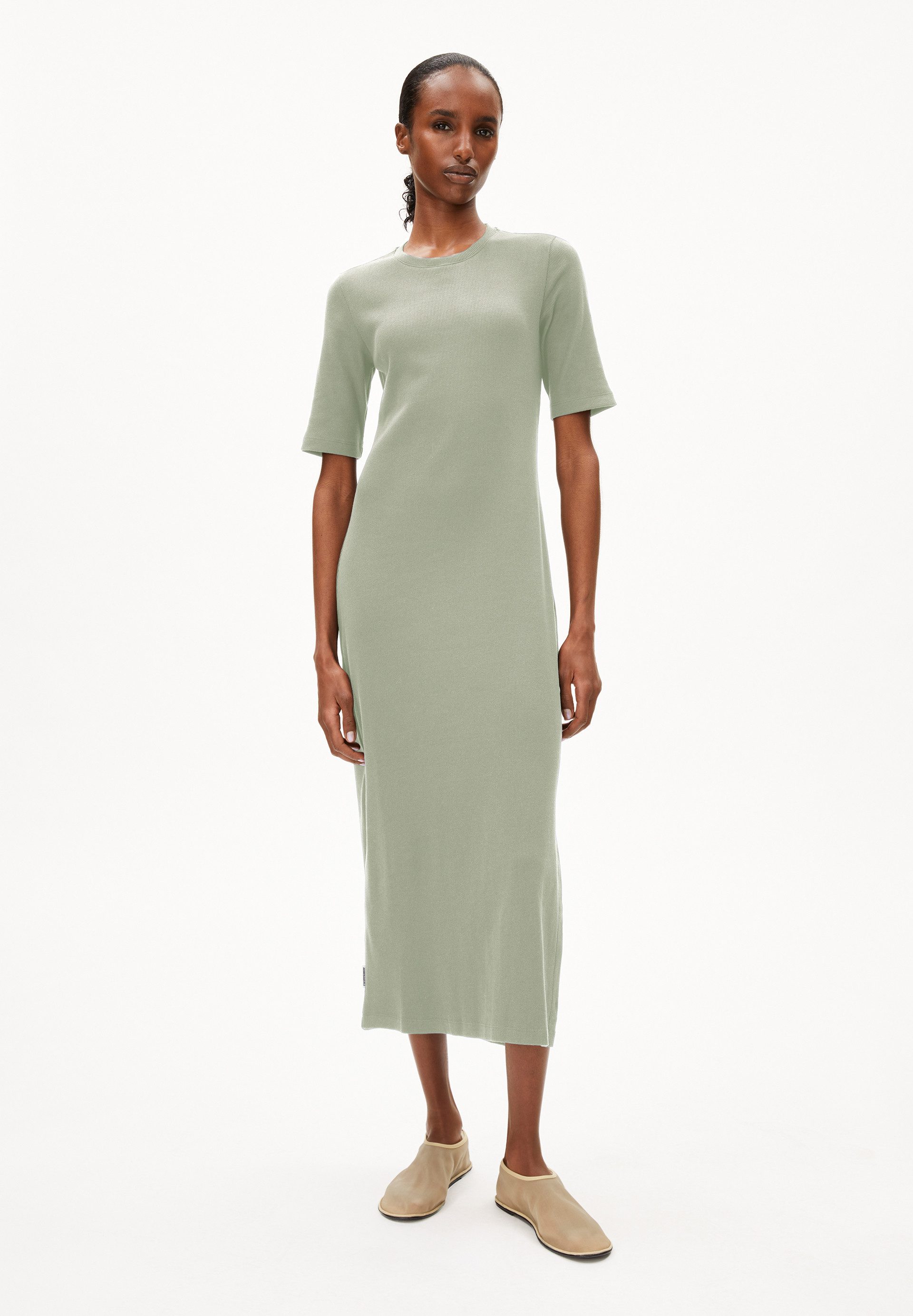 Armedangels Maxikleid SEHAARAA Ripp-Jerseykleid aus Bio-Baumwoll günstig online kaufen