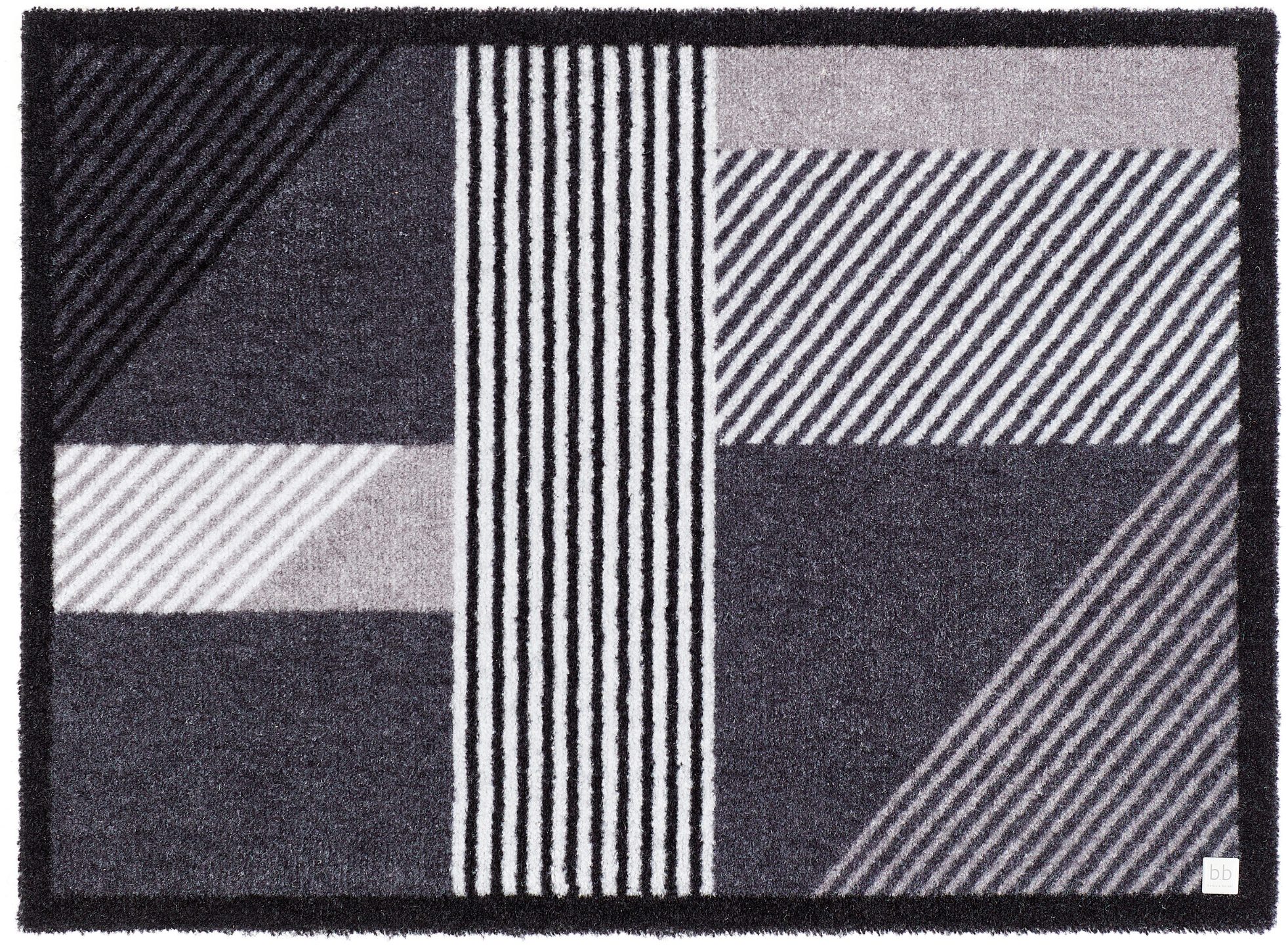 Barbara Becker Fußmatte Sense, Made in Belgium, rechteckig, Höhe: 7 mm, Schmutzfangmatte, modernes Design, waschbar, auch als Läufer