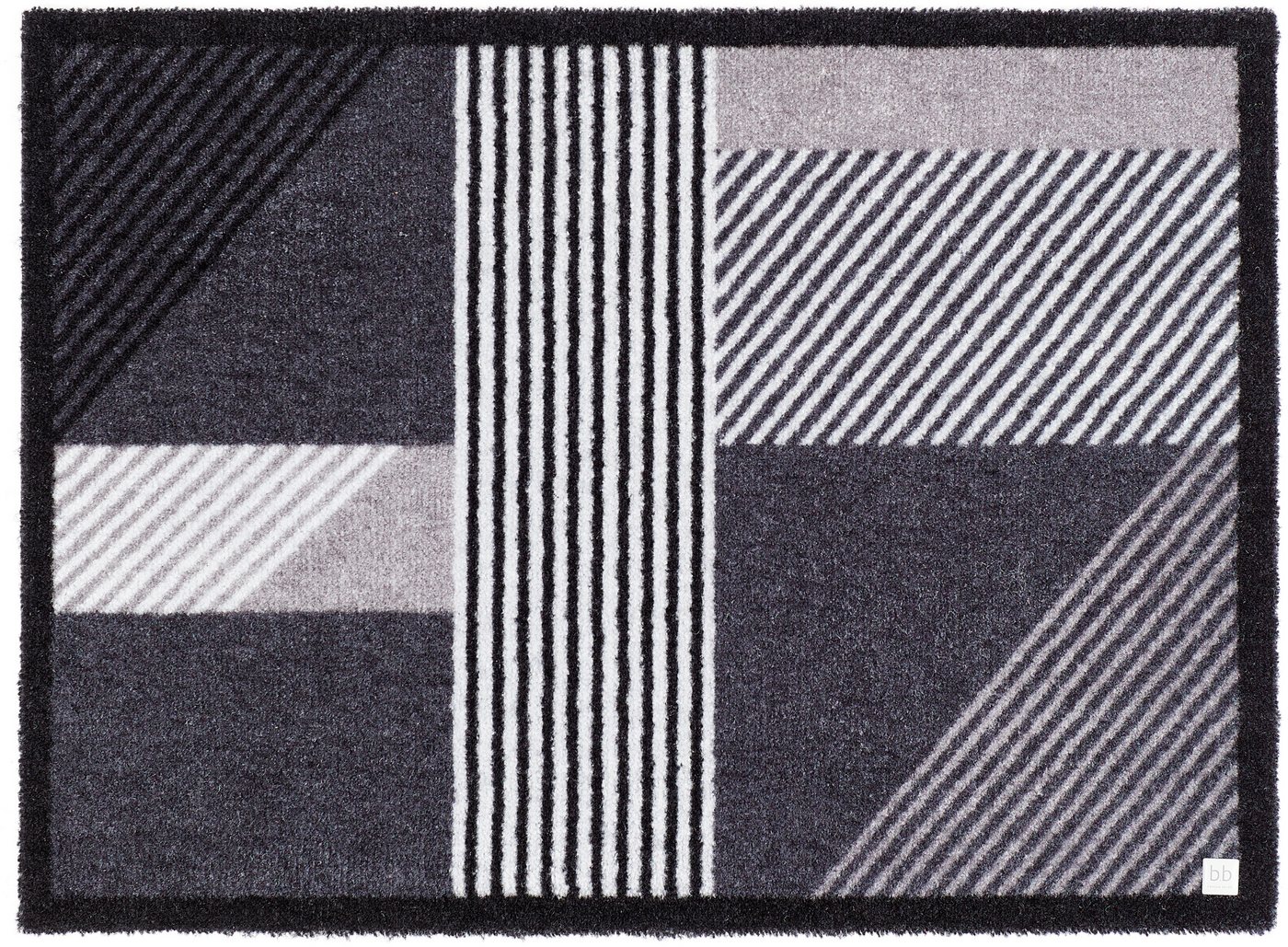 Barbara Becker Fußmatte Sense, rechteckig, Höhe: 7 mm, Schmutzfangmatte, modernes Design, waschbar, auch als Läufer