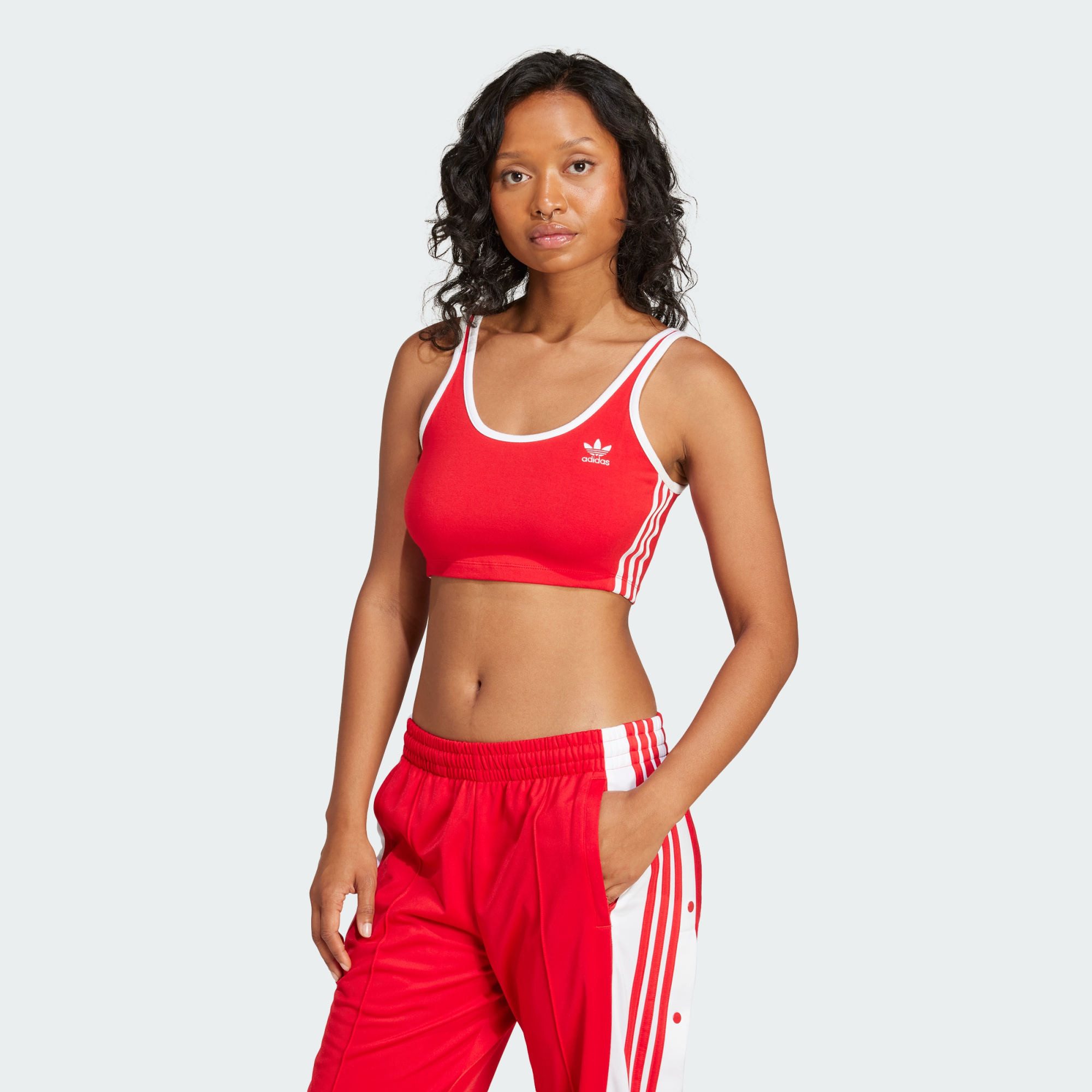 adidas Originals Tanktop ADICOLOR 3-STREIFEN BUSTIER günstig online kaufen