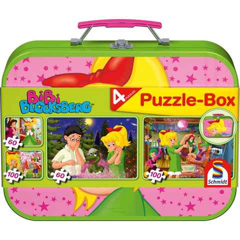 Schmidt Spiele Puzzle Puzzlebox im Metallkoffer, Bibi Blocksberg™, 320 Puzzleteile