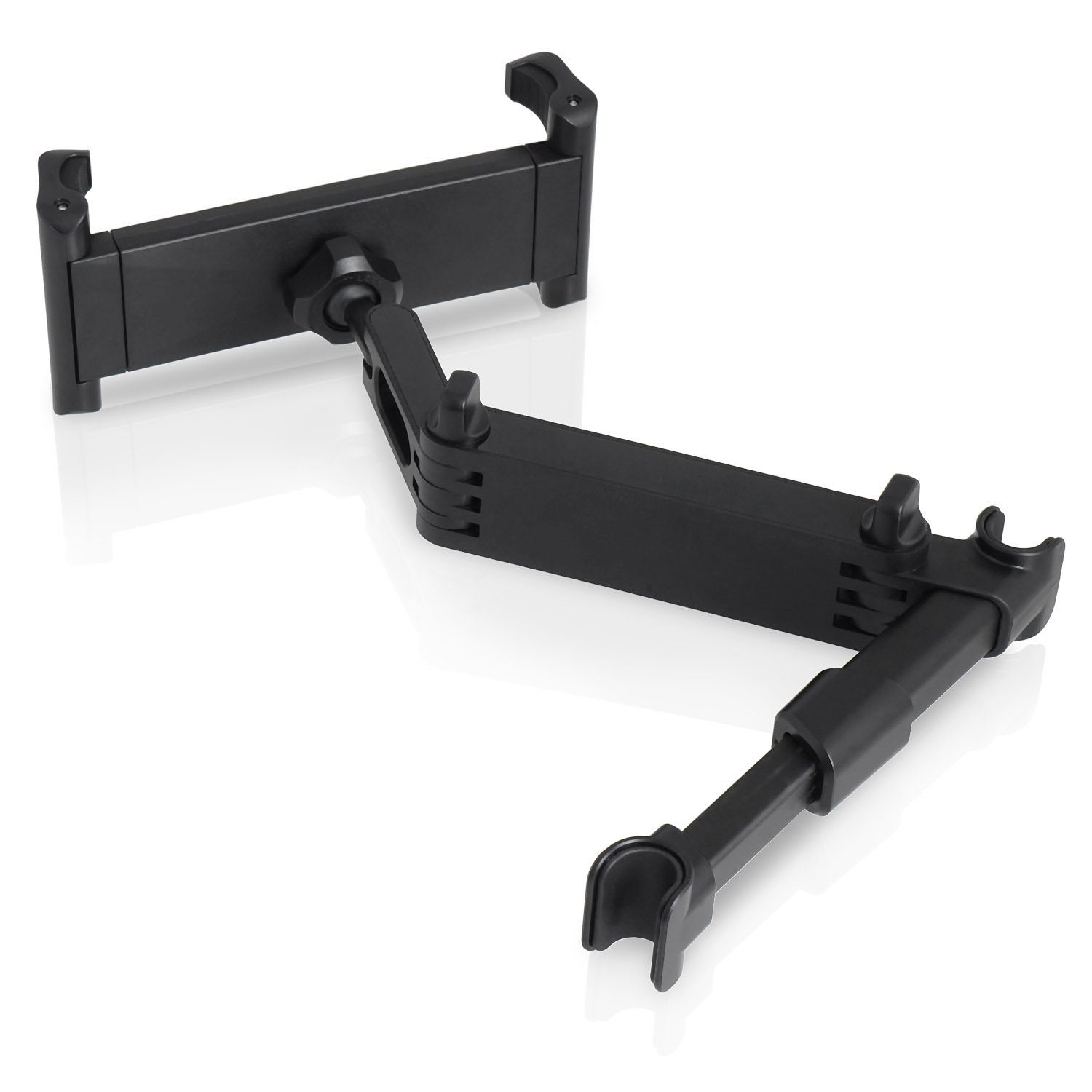 Wicked Chili Tablet-Halterung Ausziehbare KFZ-Kopfstützen Halterung für iPad, (bis 13 Zoll, 1er Set, 1-tlg., Universal Auto Tablet Halterung, vibrationsfrei, au – Bild 4 von 5