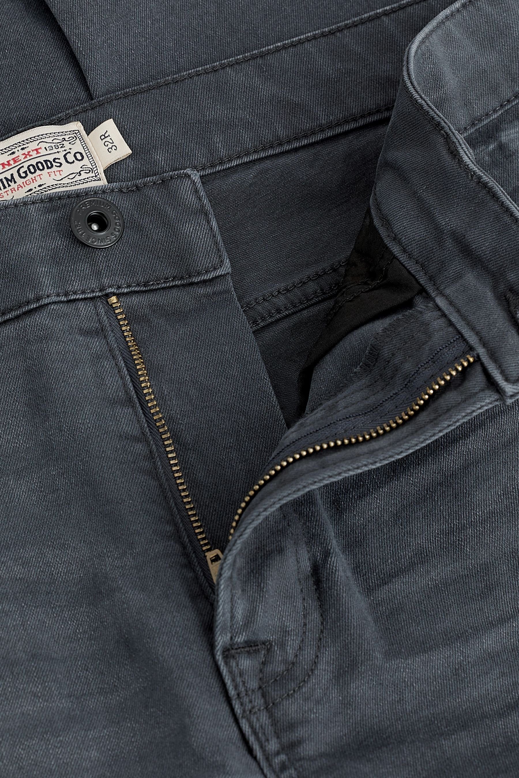 Next Straight-Jeans Straight-Fit Stretch-Jeans mit Gürtel (1-tlg)