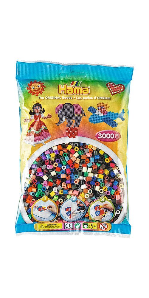 Hama Бисер Bügelperlen Vollton, 3000 Stück
