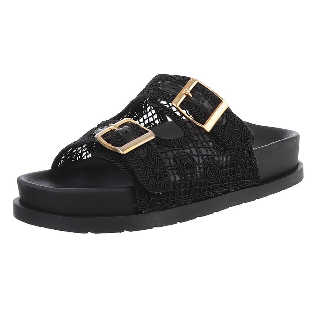 Ital-Design Elegante Damen-Sandalen mit verstellbaren Riemen günstig online kaufen