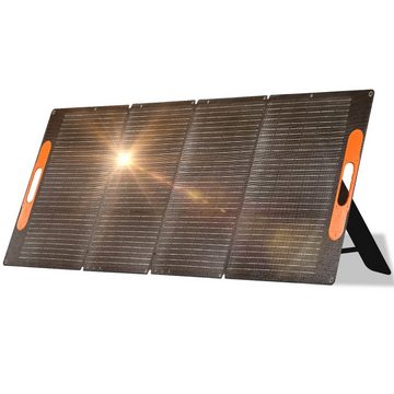 PFCTART Solarabsorber 200W Solarmodul PORTABLE FOLDABLE SOLAR PANEL, BxL: 52.5x65.5 cm, Zum Anschluss an portable Stromversorgung, Solargeneratoren, Kann zum Campen, Angeln und zur Gartenarbeit mitgenommen werden