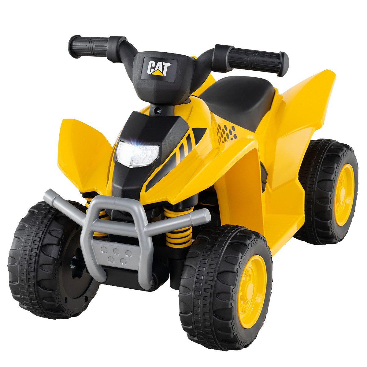 COSTWAY Elektro-Kinderquad, Belastbarkeit 25 kg, 6V Mini Elektroquad, mit LED-Scheinwerfern, Musik, Hupe