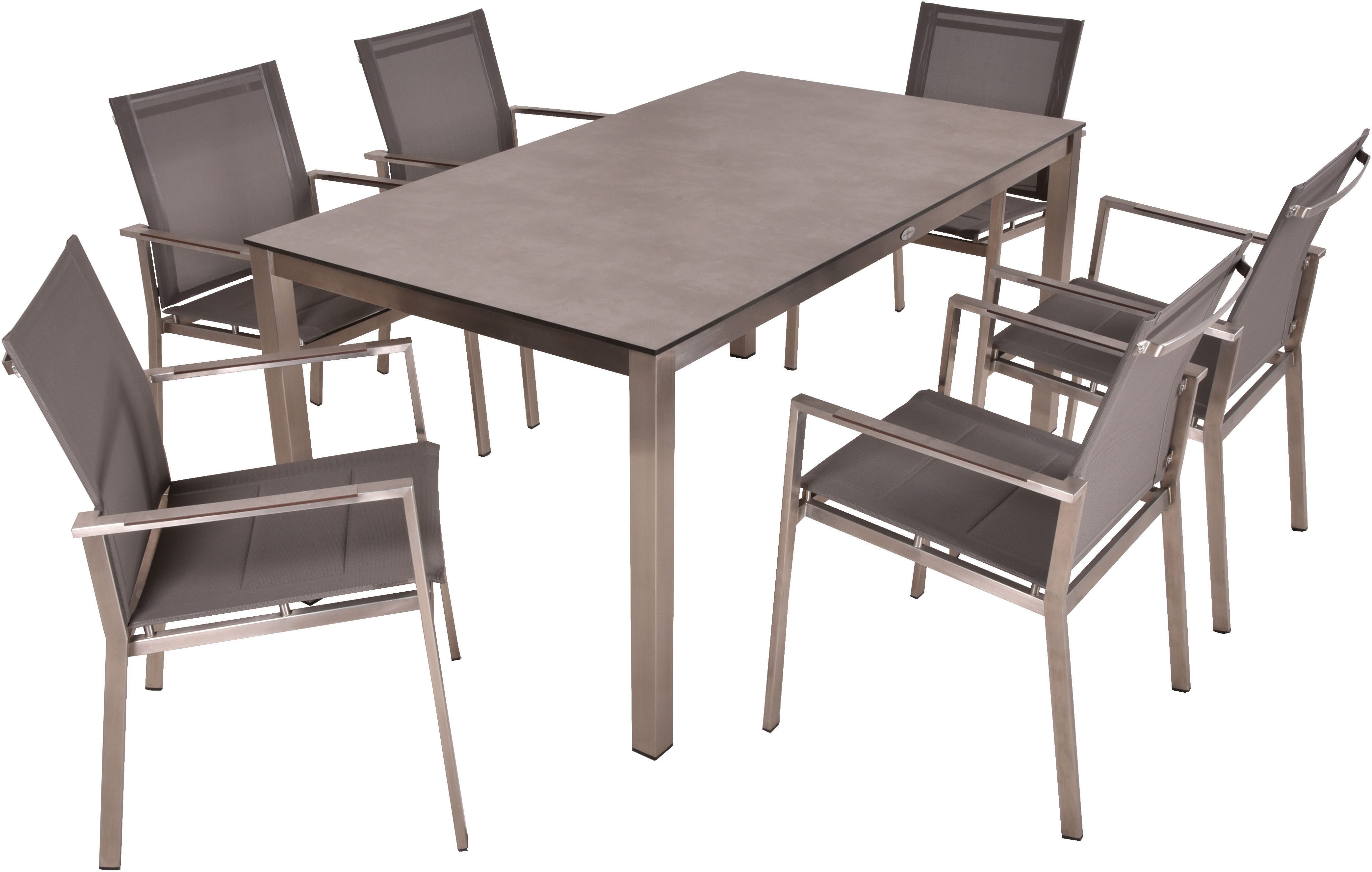 Garden Pleasure Garten-Essgruppe SIENNA 14, (7-tlg)