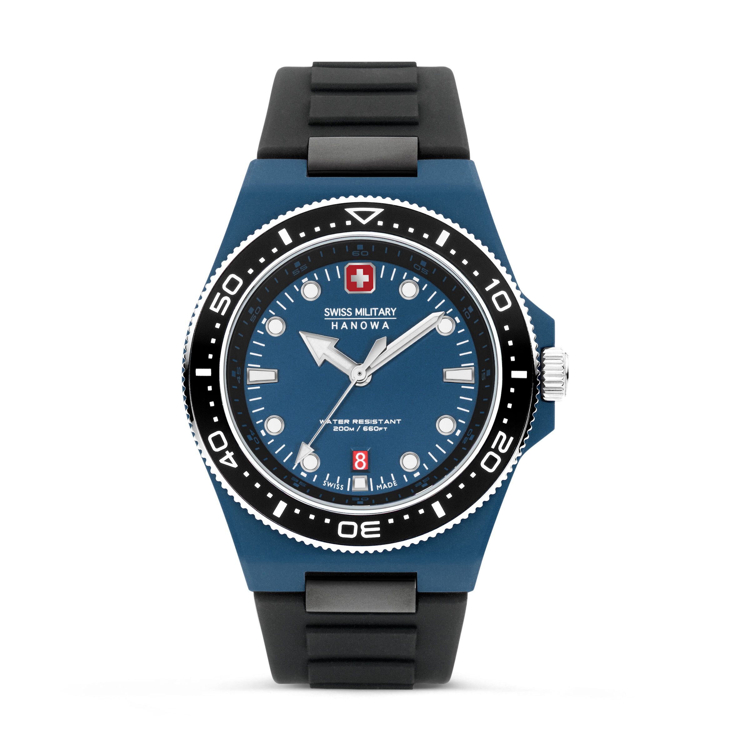 Swiss Military Hanowa Quarzuhr Quarzuhr Herrenuhr 45 Quarz Herren