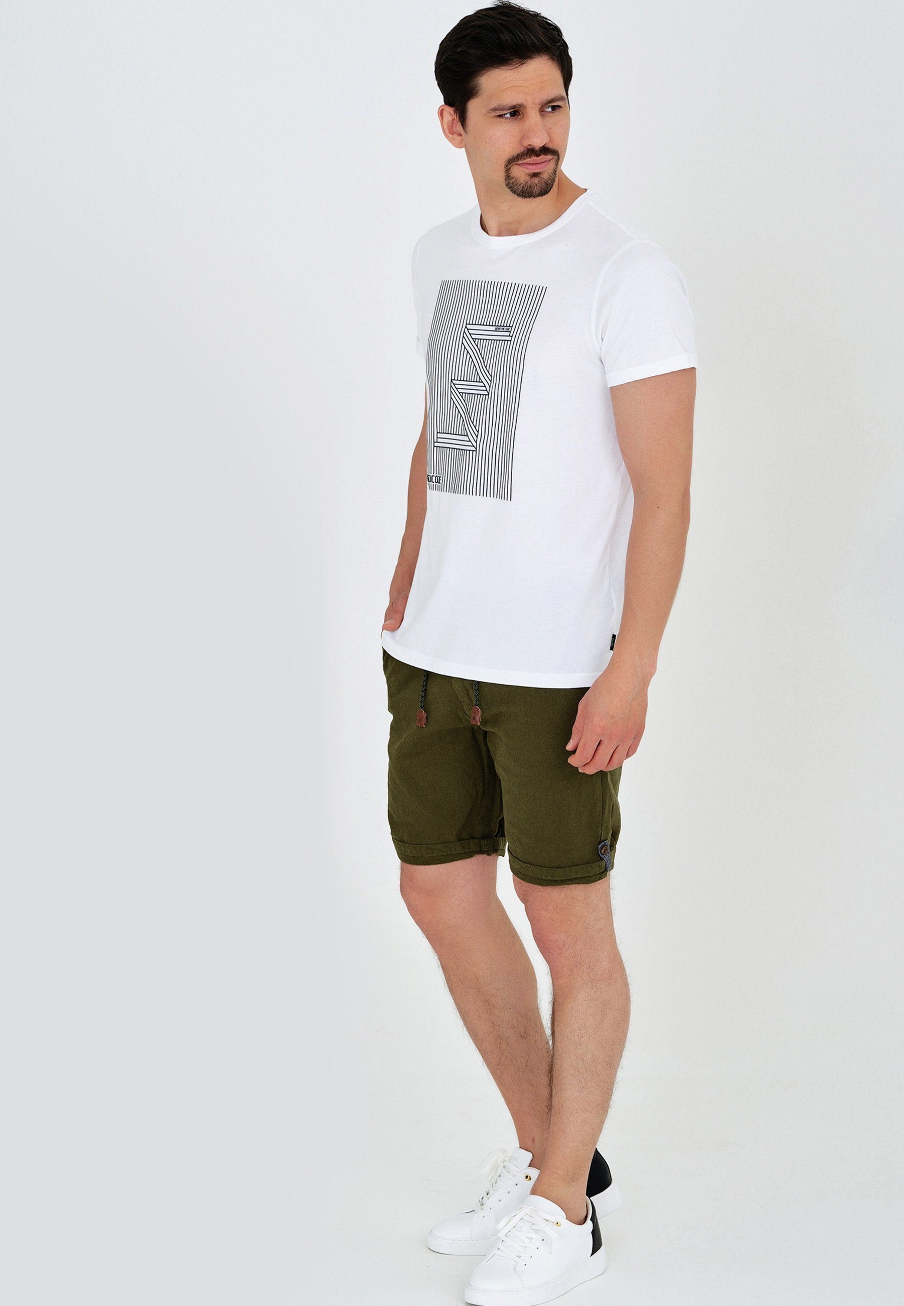 Indicode Webshorts Herren Beauvals Sommer Shorts Herrenshorts
