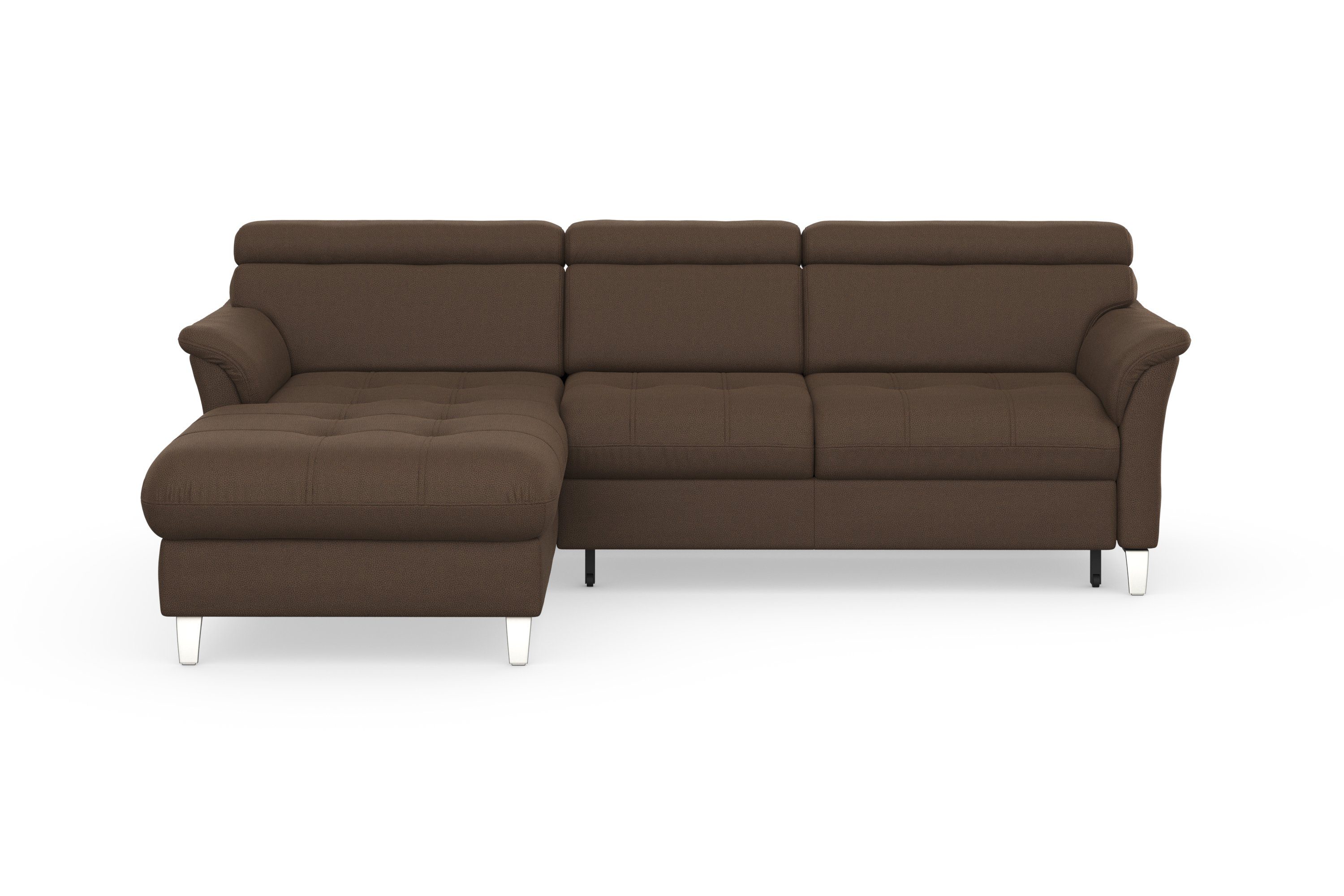 sit&more Ecksofa Marano L-Form, inklusive Kopfteilverstellung, optional Schlaffunktion & Bettkasten