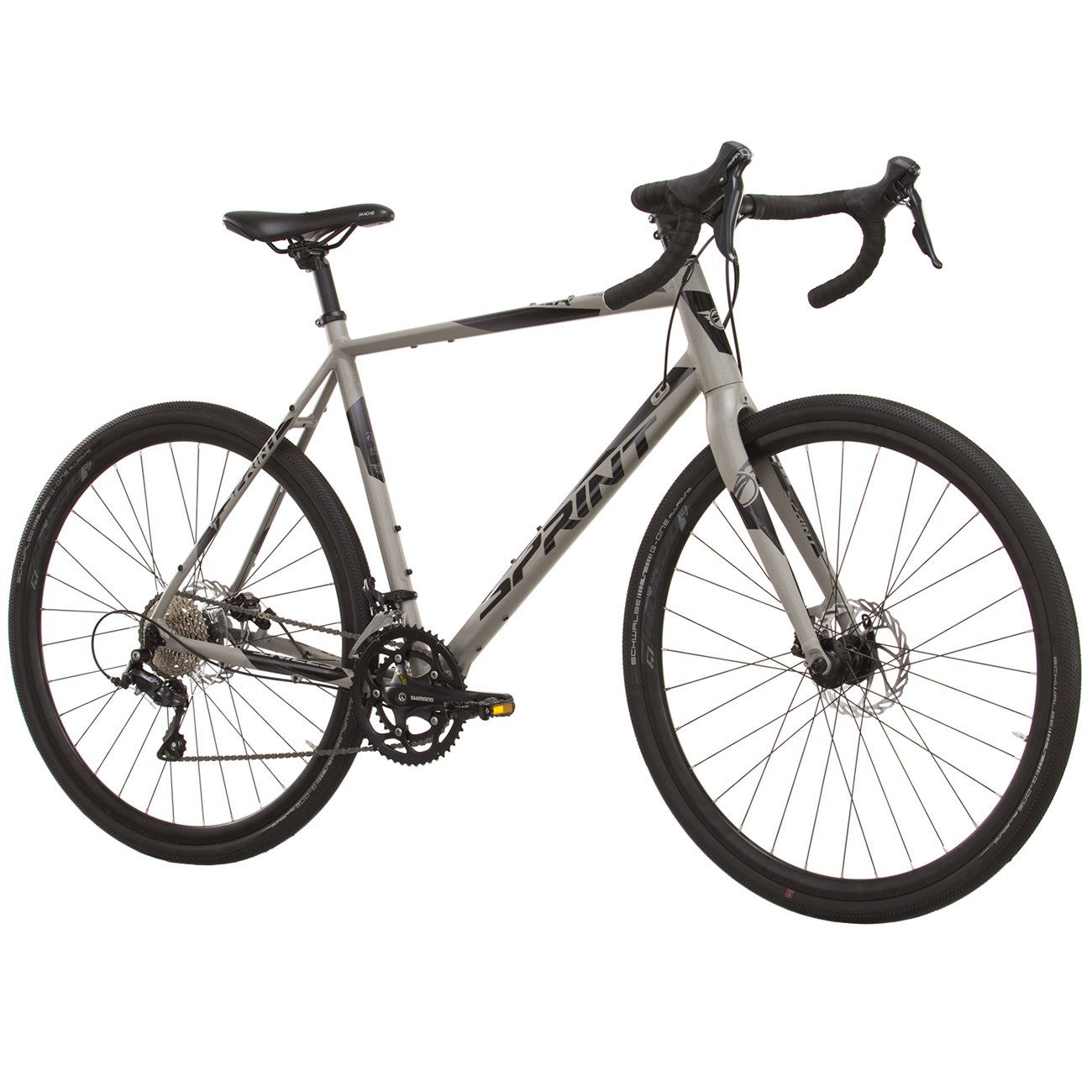 Gravelbike 28 Zoll Herren Gravel Bike WHISPER 5.0 Fahrrad 2x9 Shimano SORA R3000