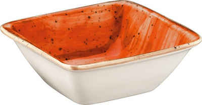 Bonna Dipschale Aura Terracatto8x8,5cm 9cl Moove Orange Tapasschale, Porzellan, (6er Set, 6-tlg), ATCMOV10KS