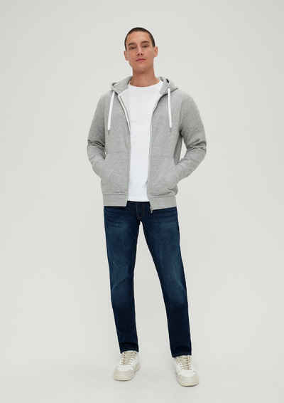QS 5-Pocket-Jeans Jeans Rick / Slim Fit / Mid Rise / Slim Leg Label-Patch, Waschung