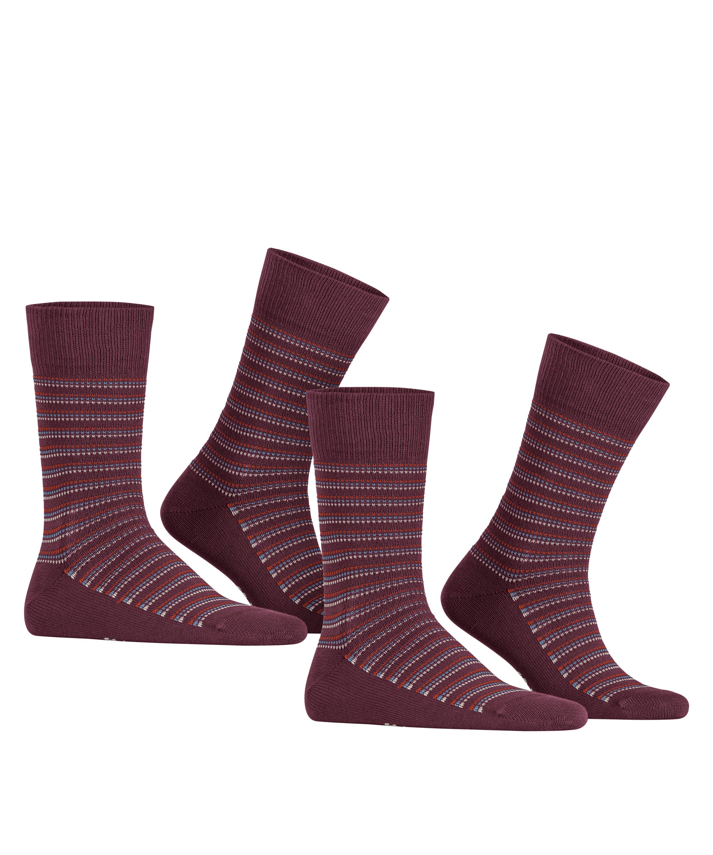 Esprit Socken Piqué Stripe 2-Pack (2-Paar) mit Bio-Baumwolle günstig online kaufen
