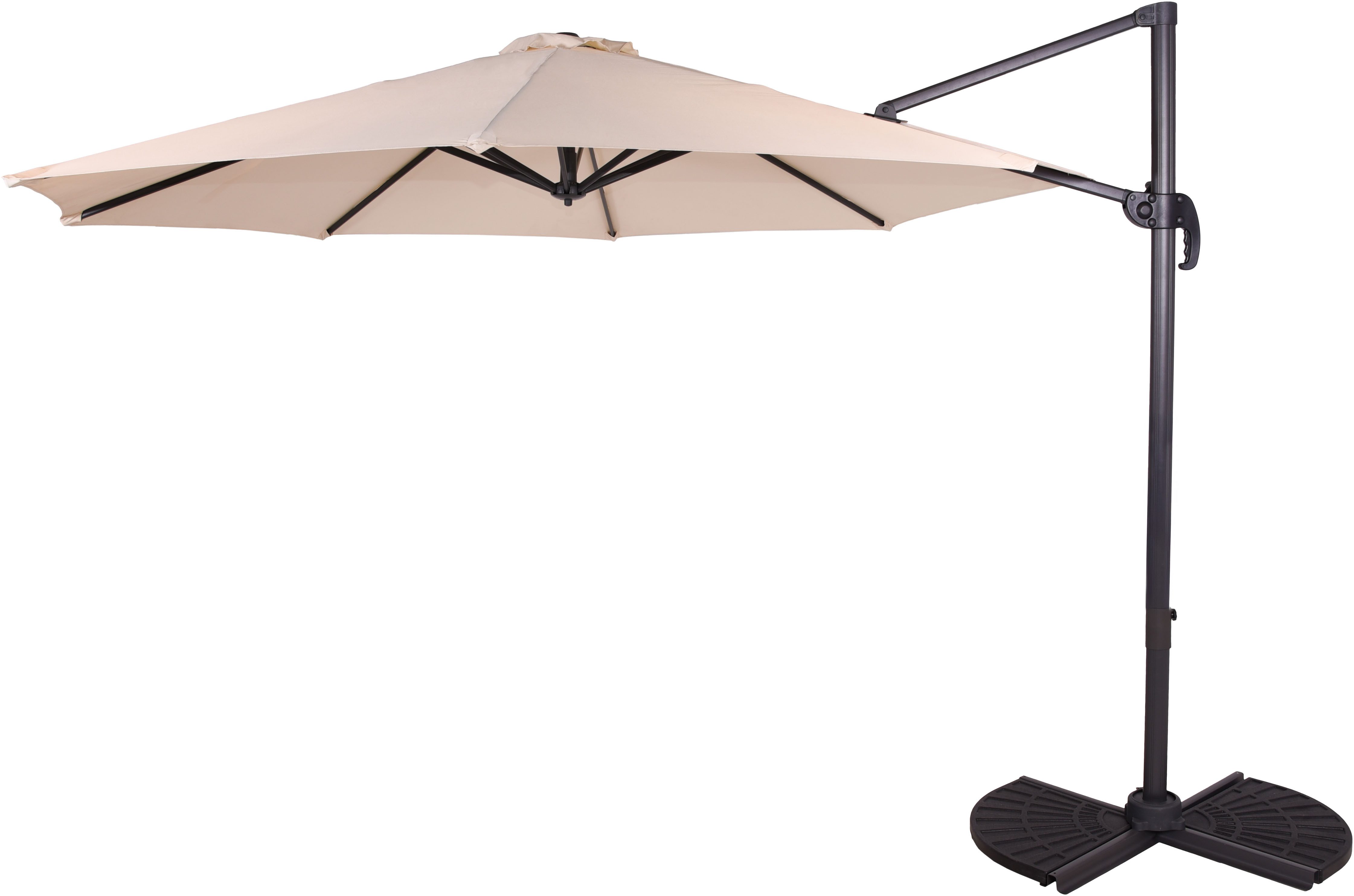 Garden Pleasure Ampelschirm Deluxe-Ampelschirm, LxB: 356x300 cm, mehrfach vestellbar