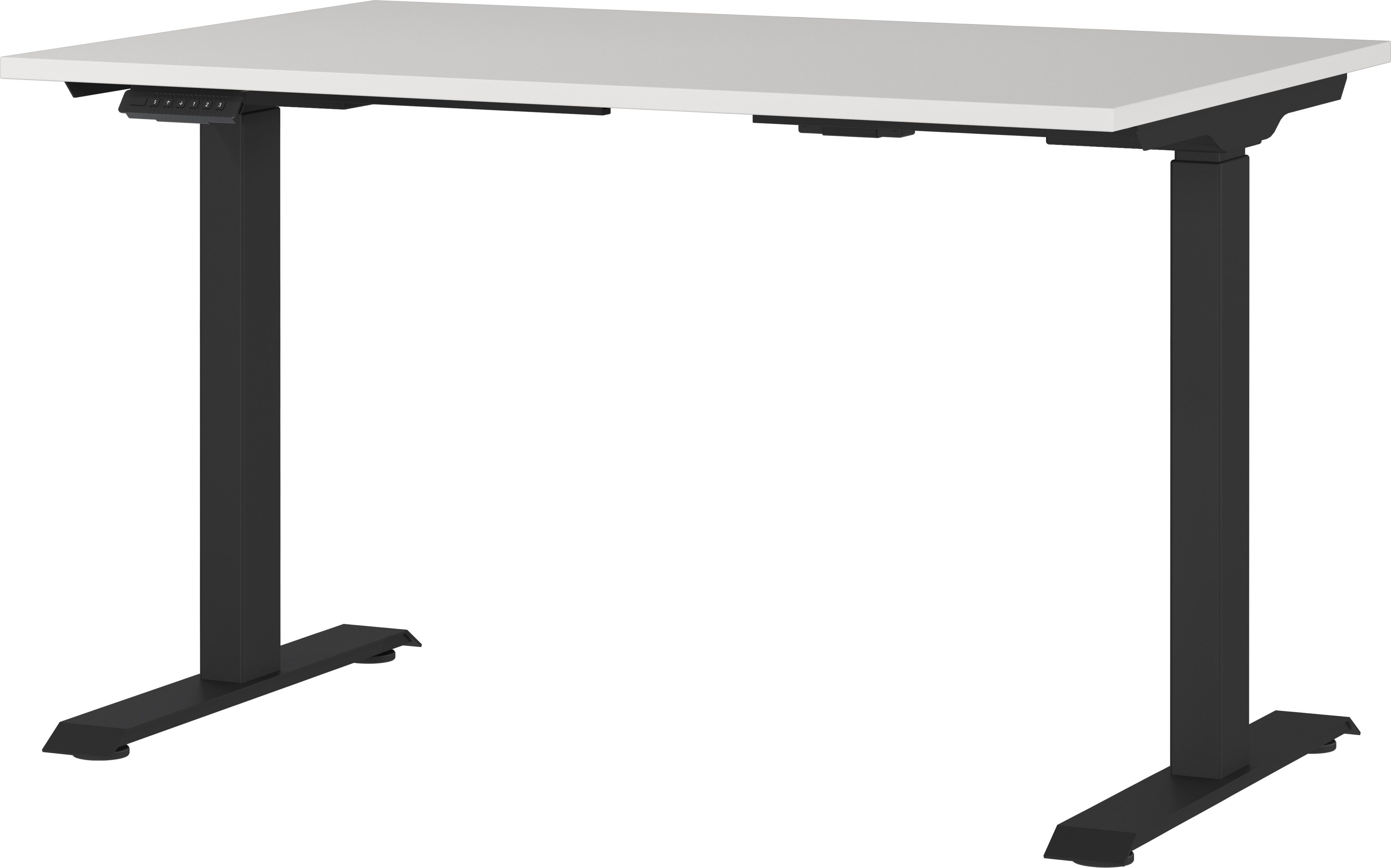 GERMANIA Schreibtisch GW-Agenda elektrisch höhenverstellbar (72-120 cm), mit Memory-Funktion & USB-Ladestation, verschiedenen Breiten