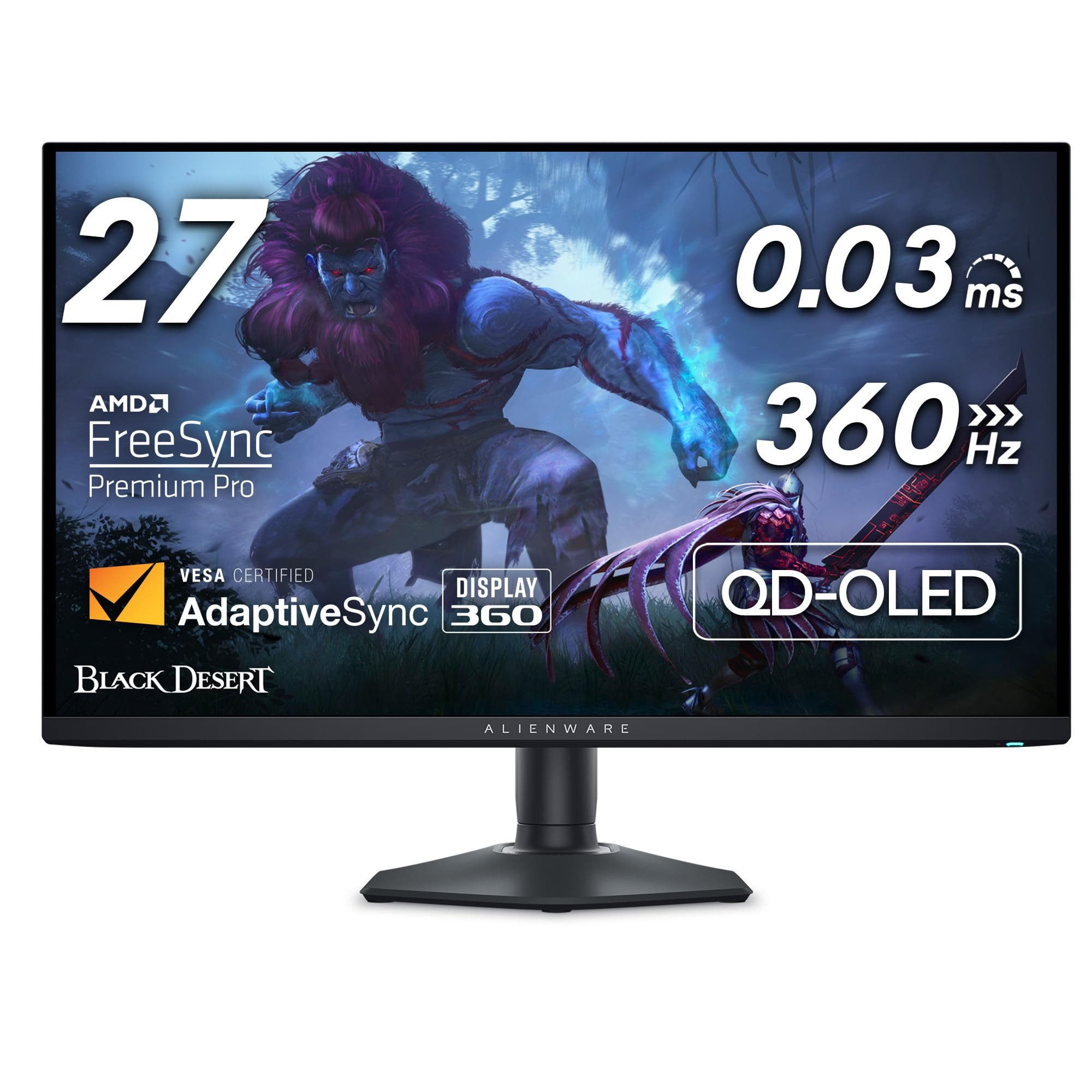 Dell AW2725DF LCD-Monitor (QD-OLED, 2560x1440, 360Hz, G-Sync, HDR)