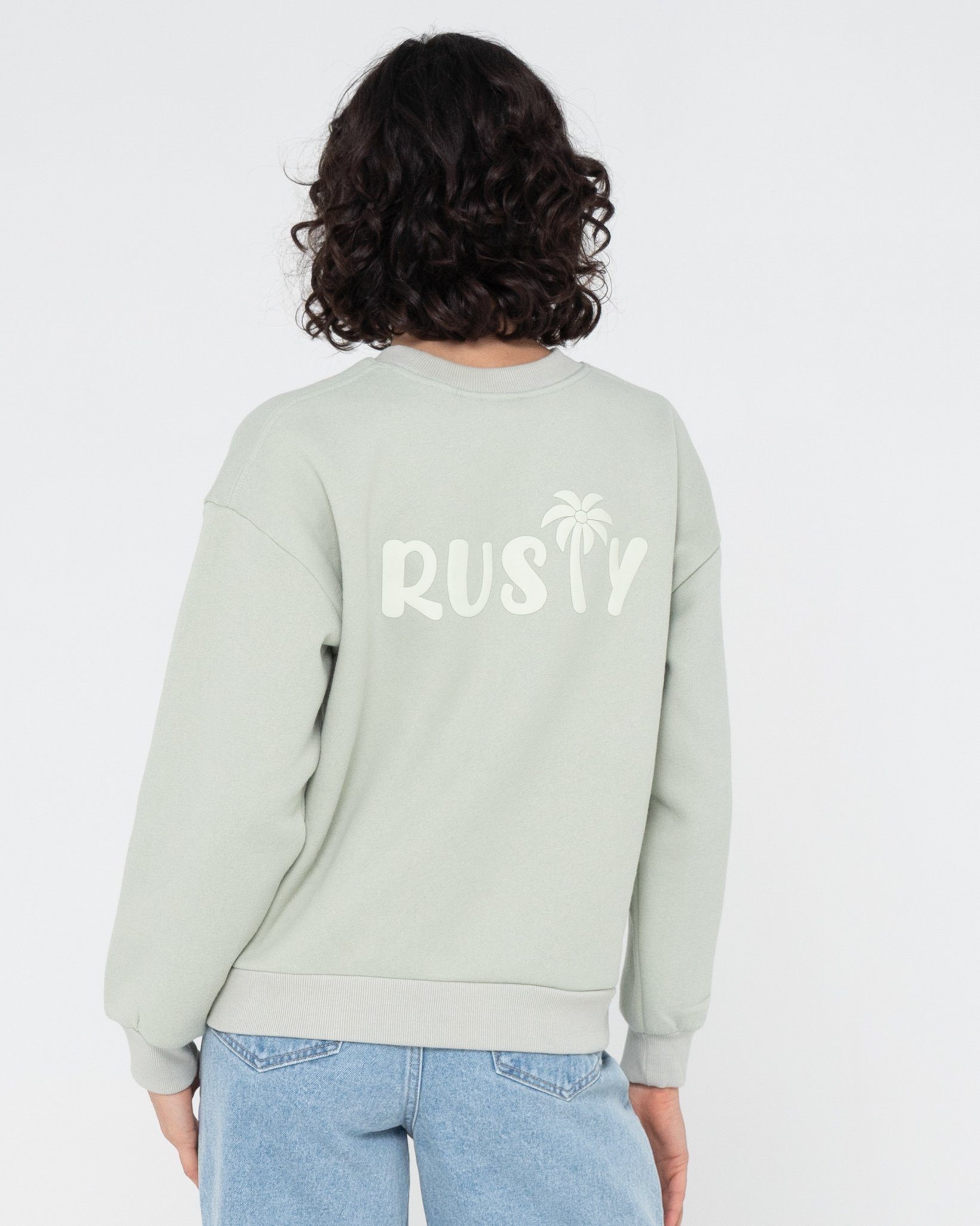 Rusty RELAXED PALM RUSTY Sweatshirt CREW FLEECE