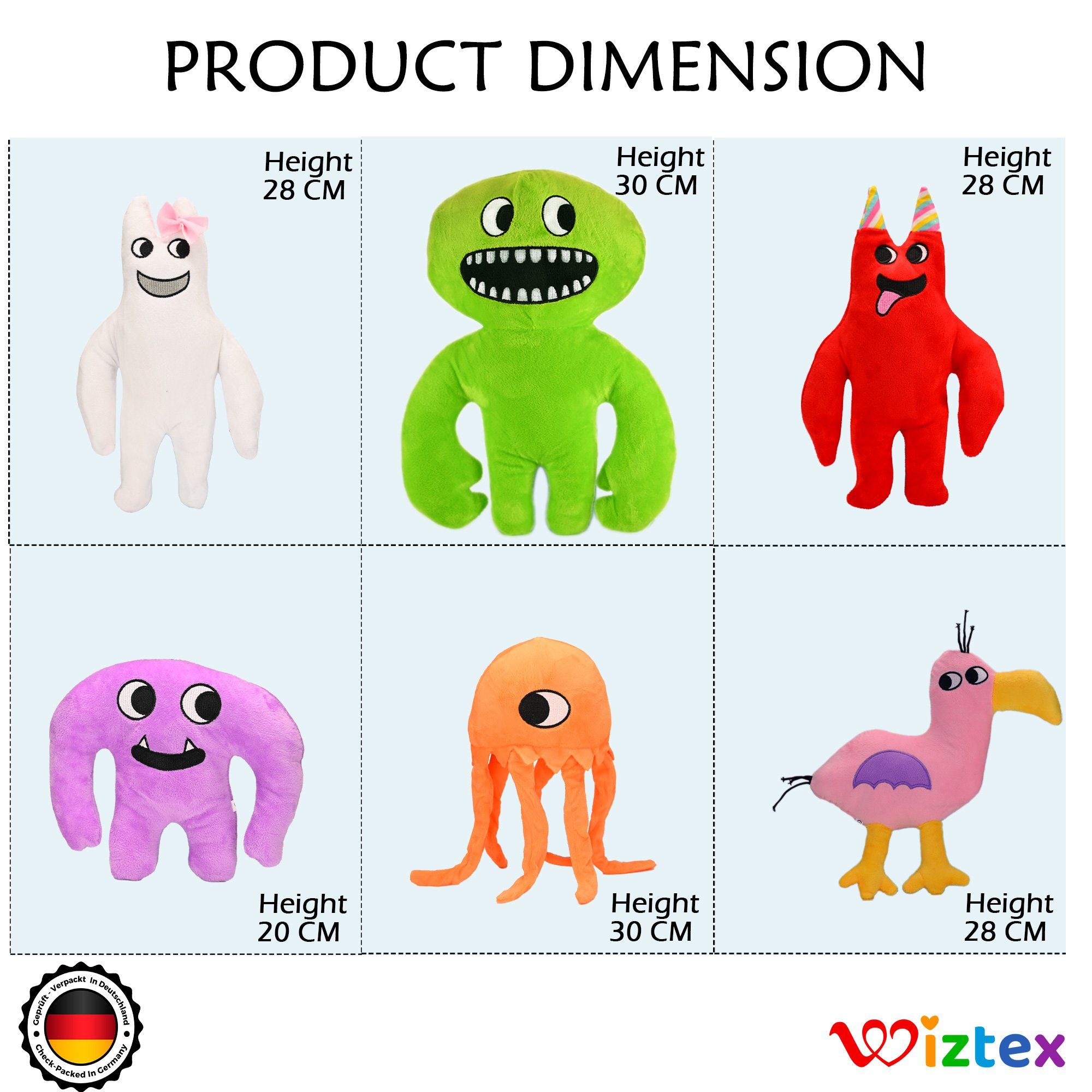 Wiztex Kuscheltier Garten von Banban Plüschfigur günstig online kaufen