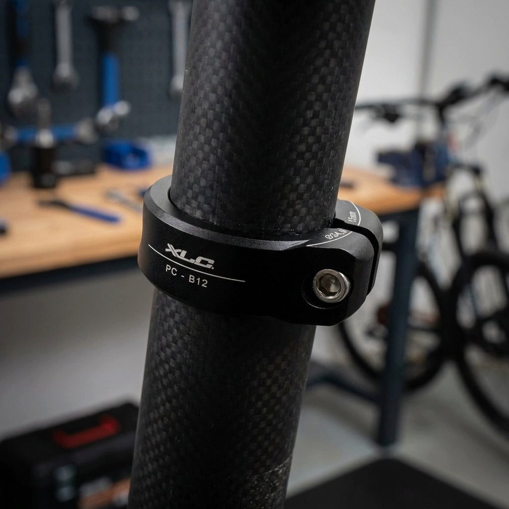 Sattelstütze XLC Sattelstützklemmring PC-B12 Ø34,9mm 15mm schwarz