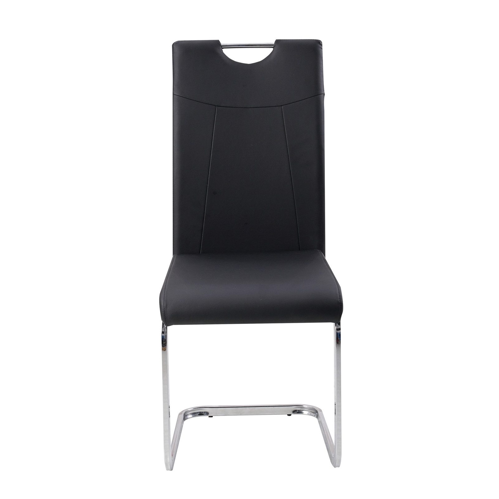 HTI-Living Esszimmerstuhl Esszimmerstuhl Schwarz Kunstleder Kelly C (Set, 1 günstig online kaufen