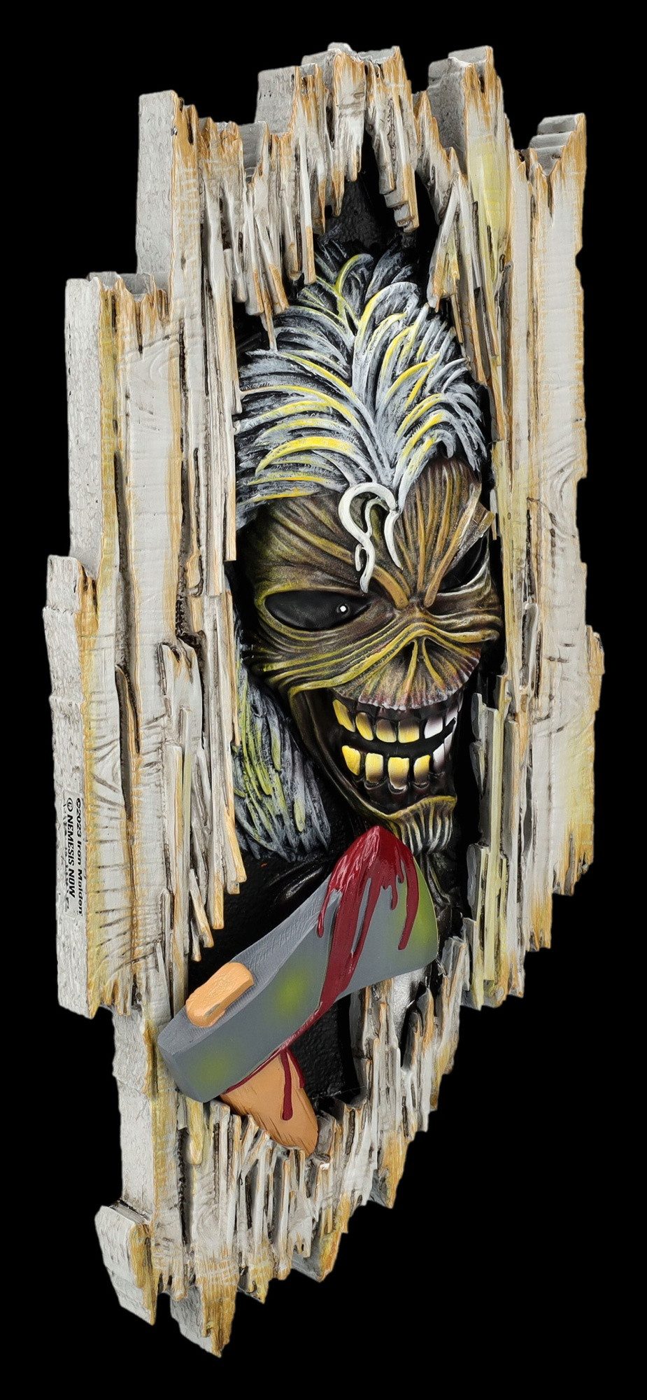 Figuren Shop GmbH Wanddekoobjekt Wandrelief Iron Maiden Eddie - Killers - Musik Merchandise Wanddeko