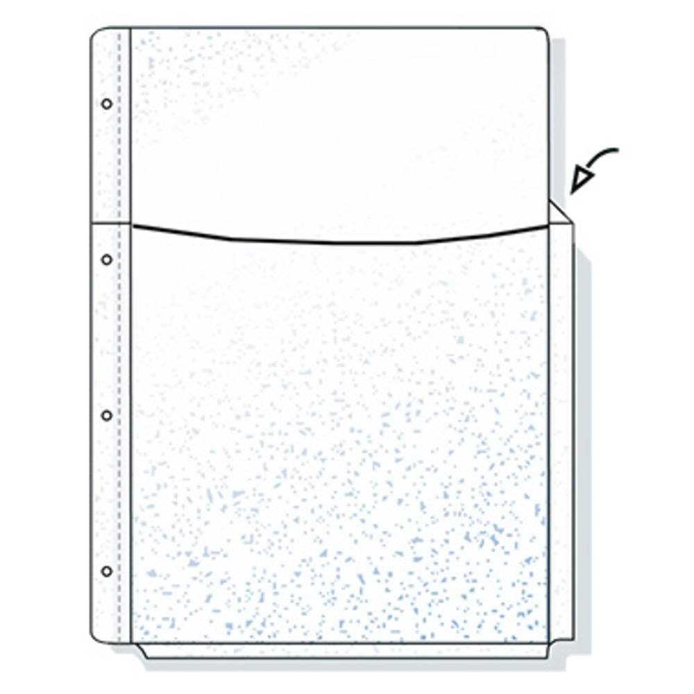 cemon Dokumententasche Hetzel Dokumentenhülle DIN A4 0.12 mm tr 5 St./Pack 226784