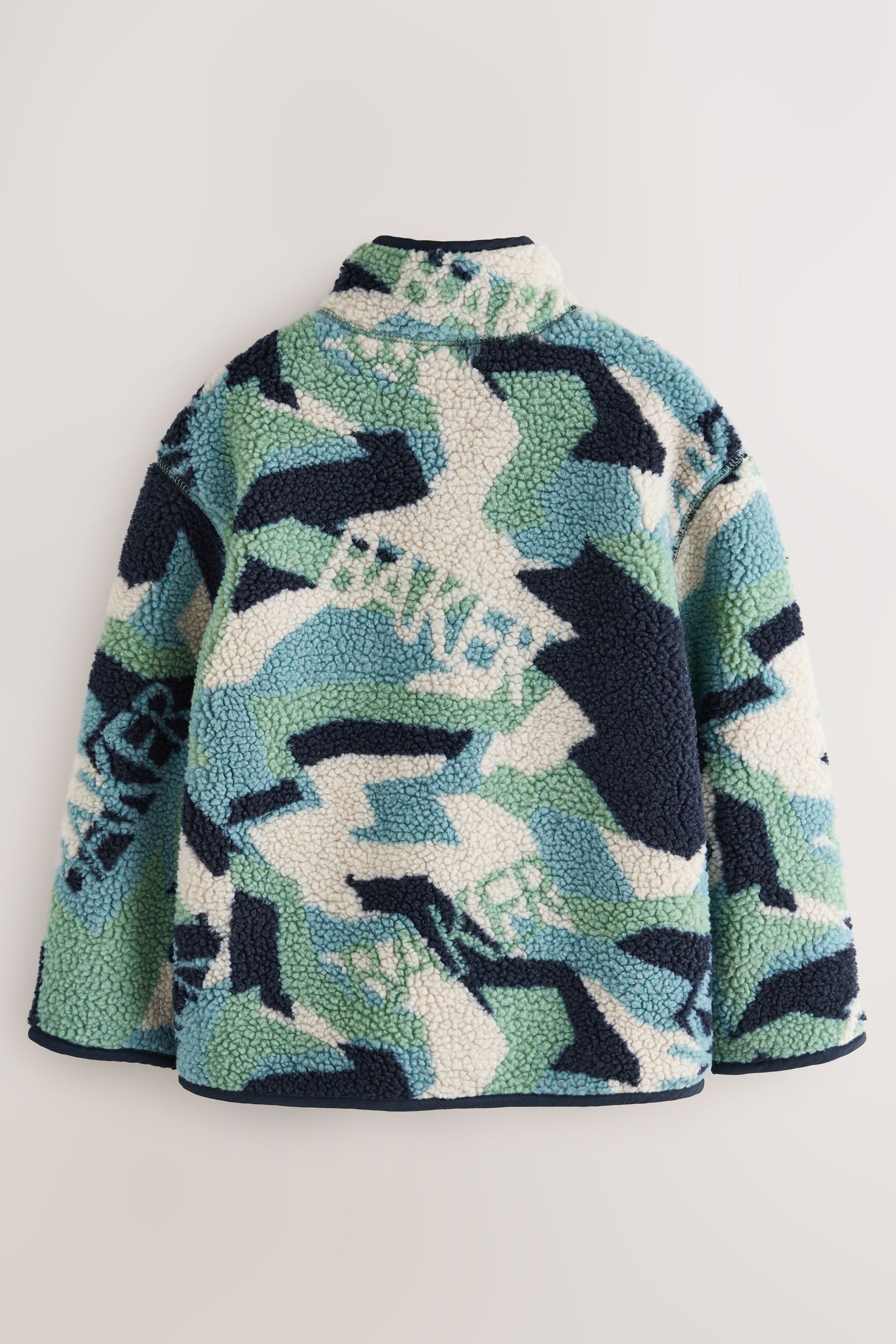 Baker by Ted Baker Fleecejacke Baker by Ted Baker Borg-Fleece mit Tarnmuster (1-St)