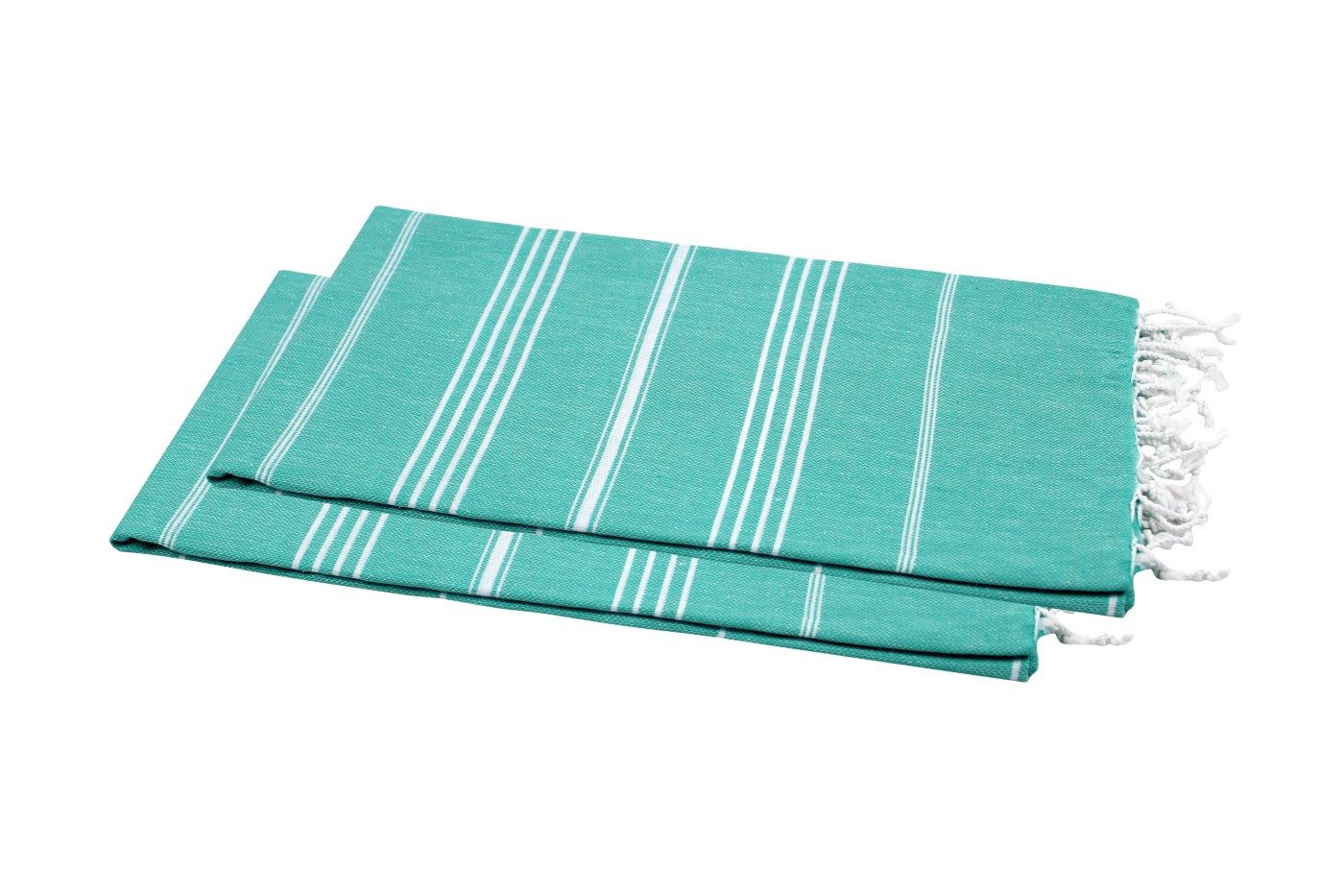 my Hamam Hamamtücher Hamamtücher 100x180 cm, 2 Stück, Sultan Style, Baumwolle (2-St), Hamam Handtücher Set, Strandtuch Saunahandtuch, mit Fransen