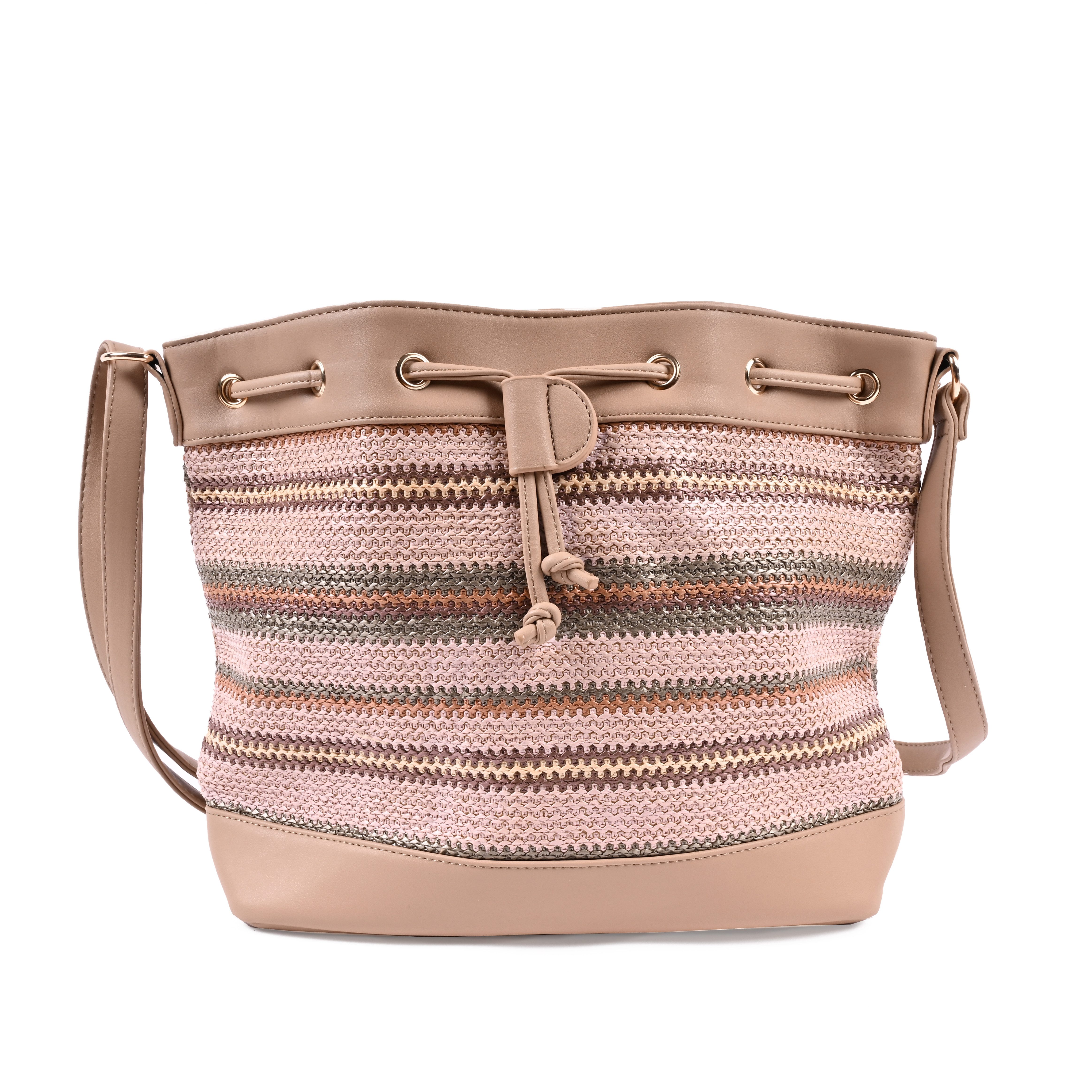 Goodman Design Handtasche Damen Basttasche mit Schultergurt – Bunte Handtas günstig online kaufen