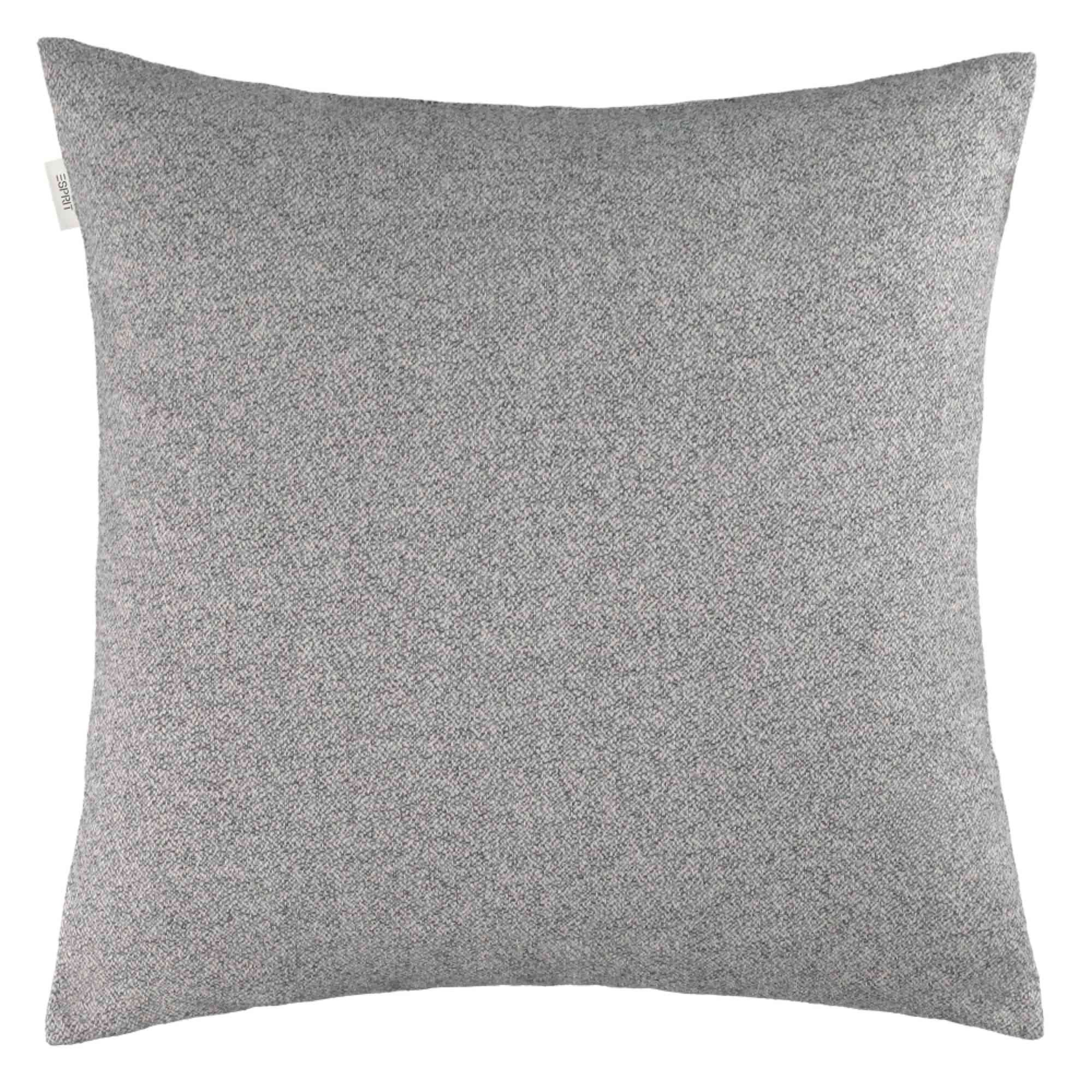 Esprit Kissenhülle FUN-2 Zierkissenhülle, (2 Stück), 45 x 45 cm - 2er Set in Grau