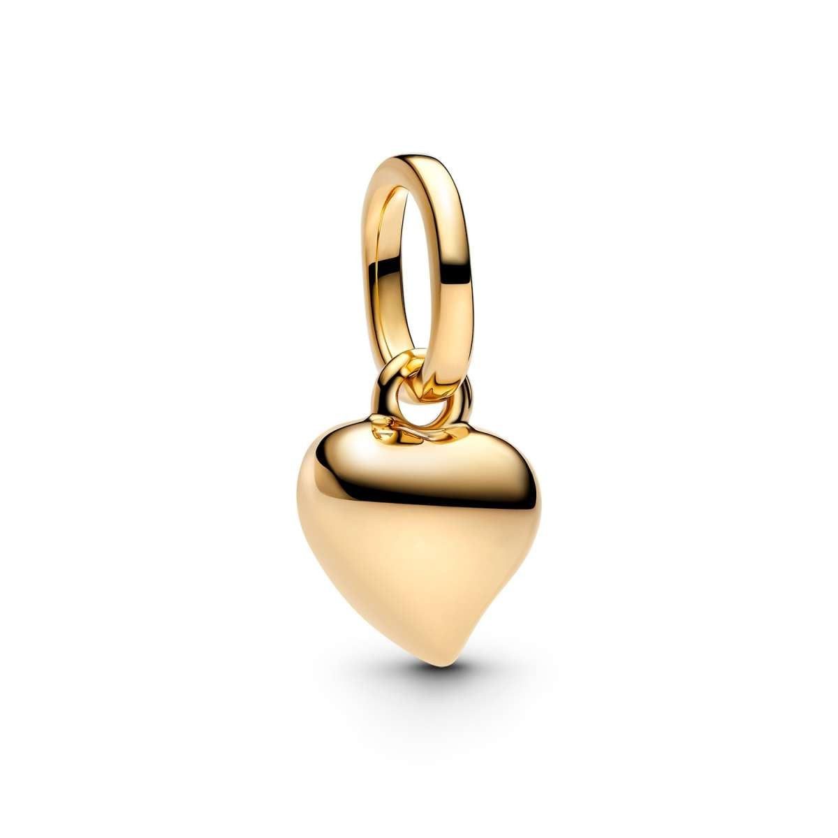 Pandora Herzanhänger 763691C00, Mini Anhänger Herz Goldfarben