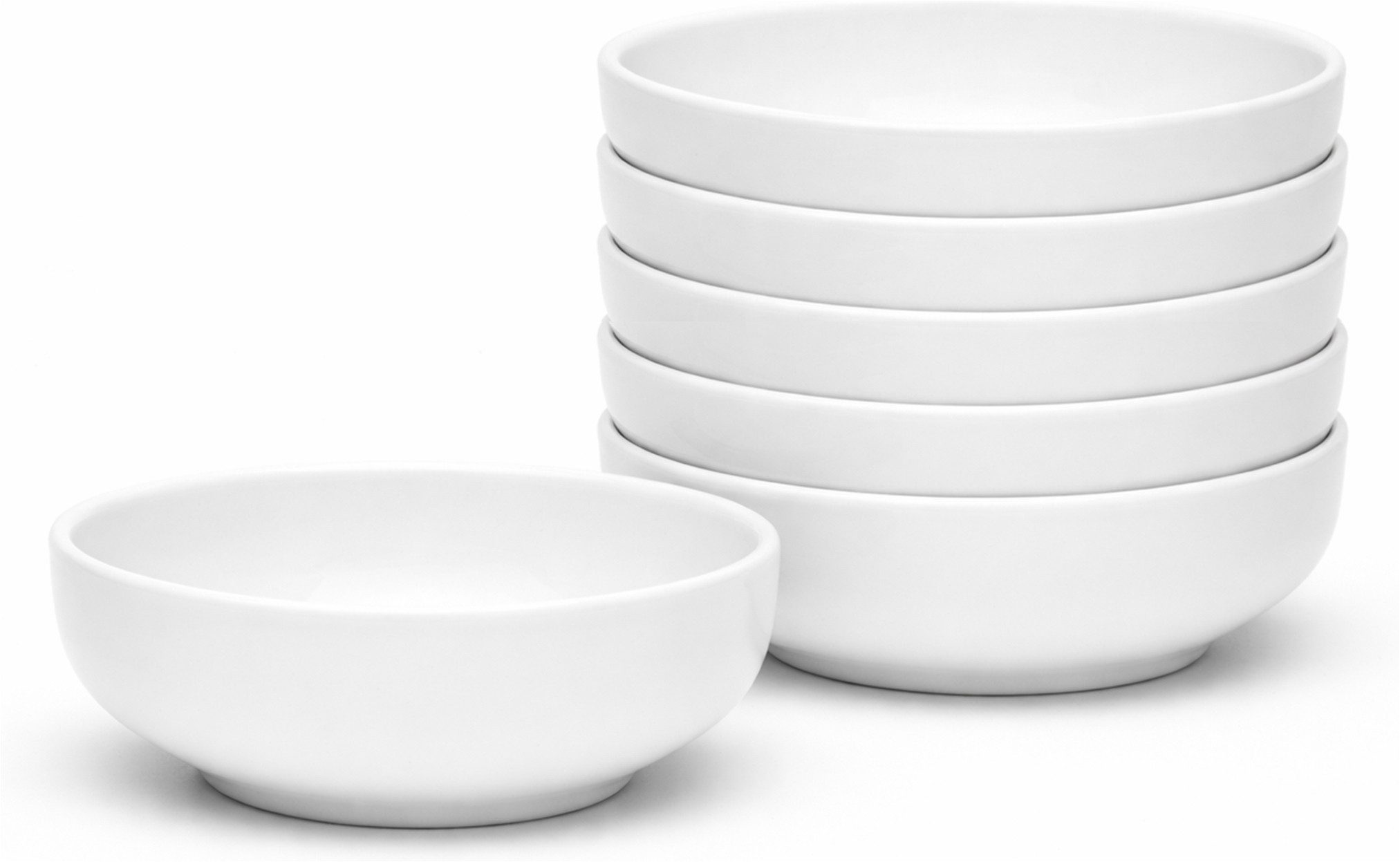 van Well Müslischale Malmö, Schale 15 cm, 6 Stück, Steingut, (Set, 6-tlg), spülmaschinen- und mikrowellengeeignet