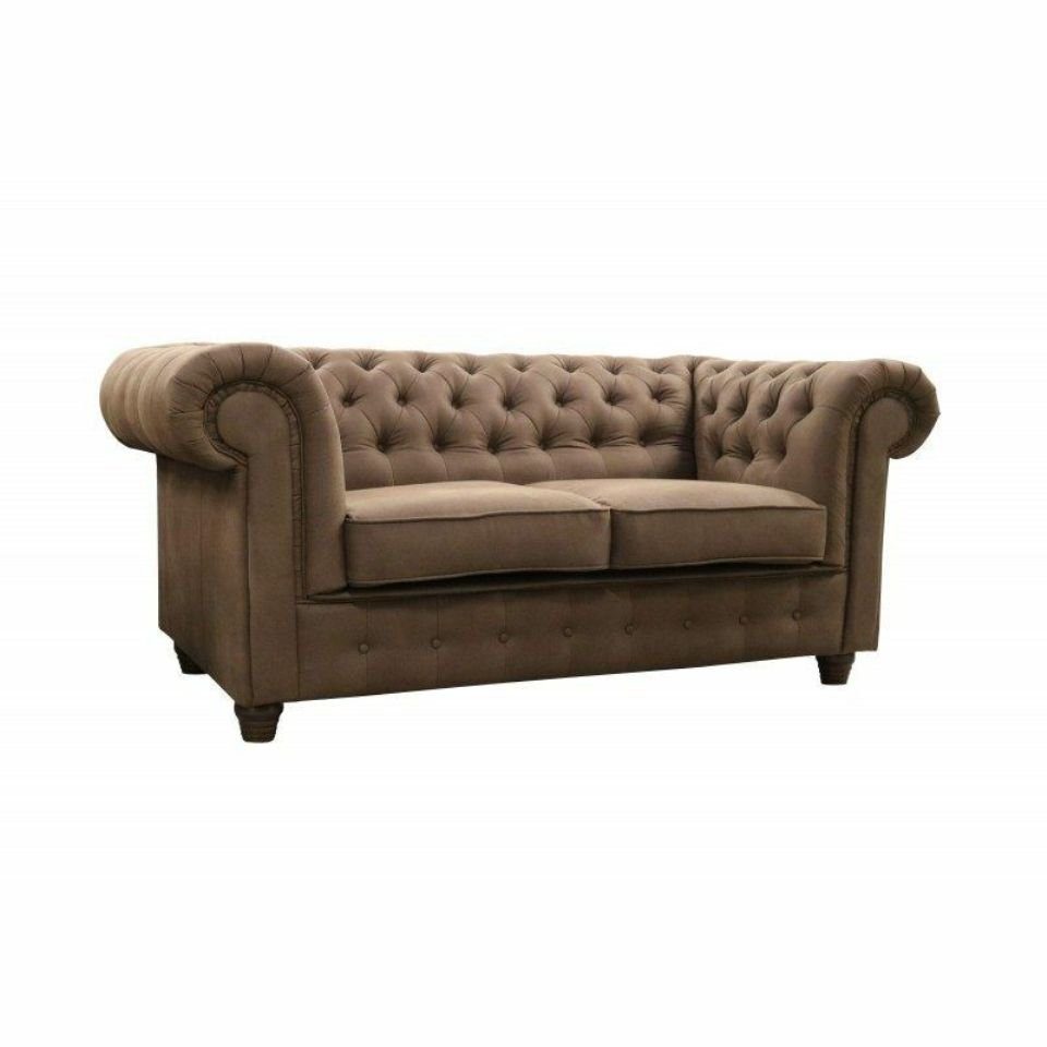 JVmoebel Sofa, Chesterfield Büro Office Sofa Couch Textil Design Sitz Polster
